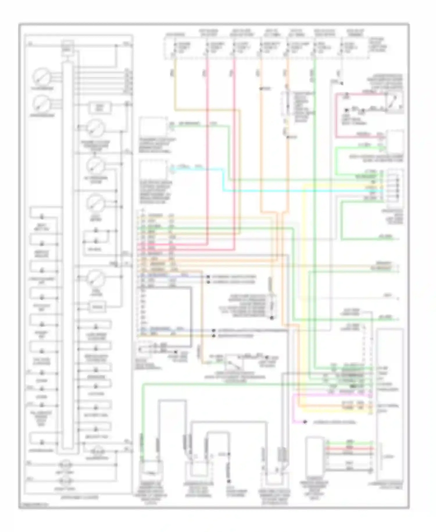 Wiring diagram 43 1127 fused batt serial data for Oldsmobile Bravada II (1995-2001) (1 of 1)