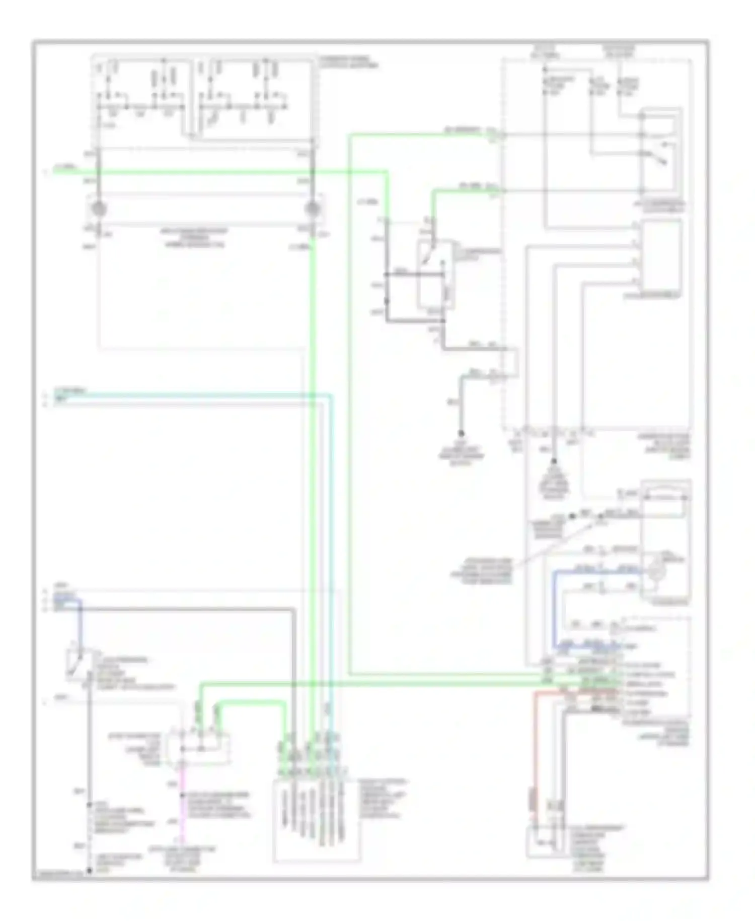 Bravada Oldsmobile III (2001-2004): Automatic a/c circuit (2 of 2)