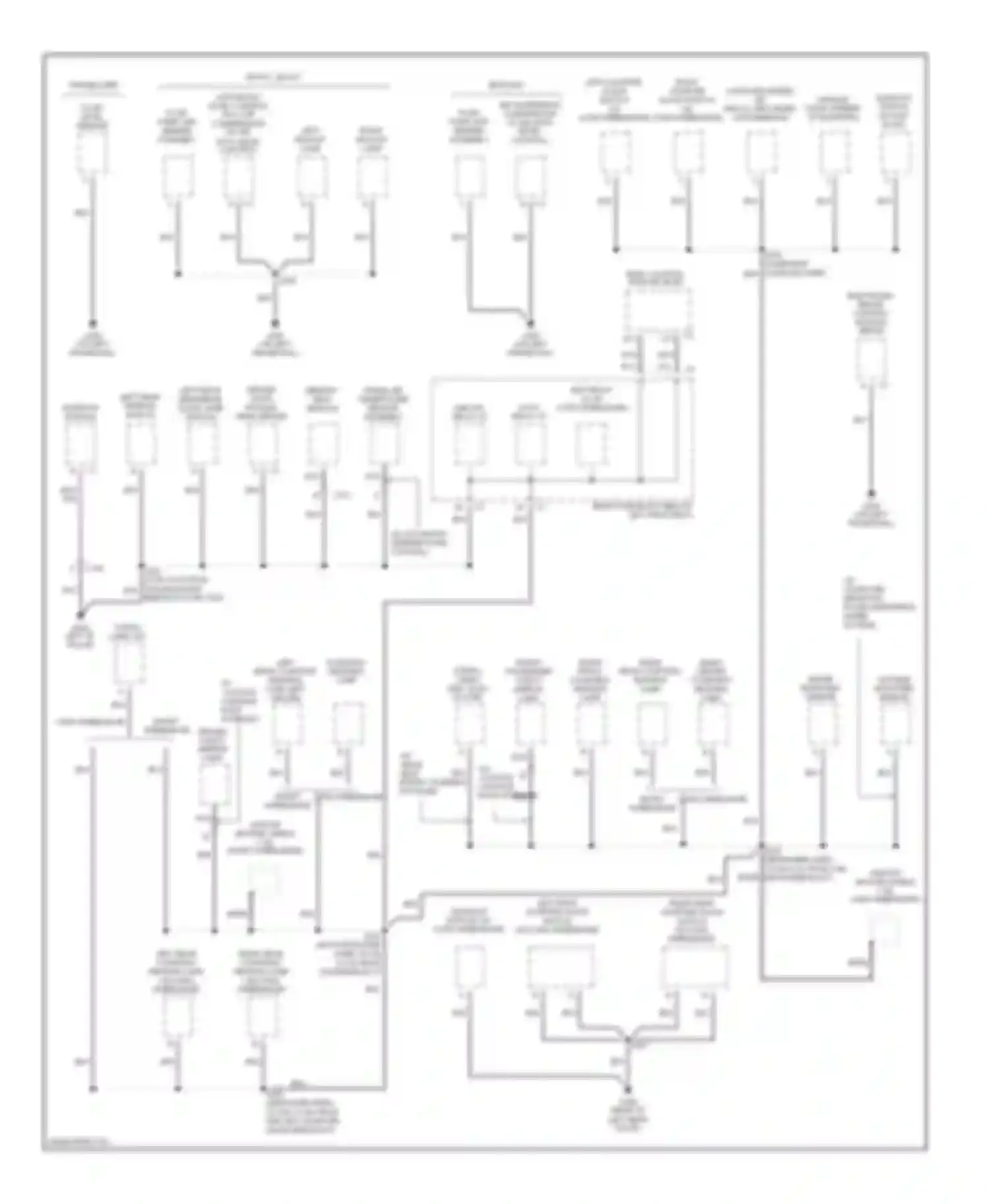 Bravada Oldsmobile III (2001-2004): Ground distribution circuit (2 of 4)