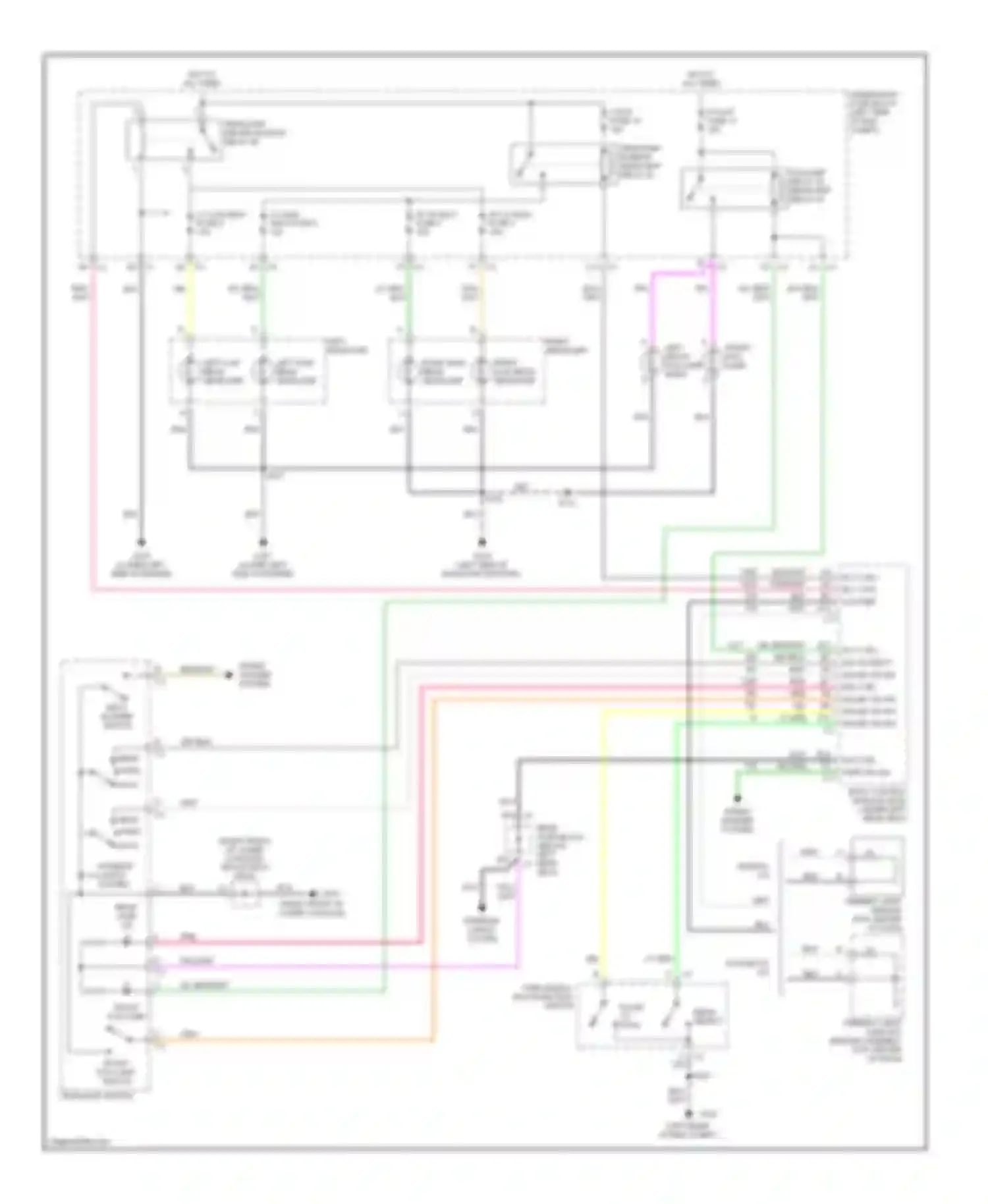 Bravada Oldsmobile III (2001-2004): Headlight circuit