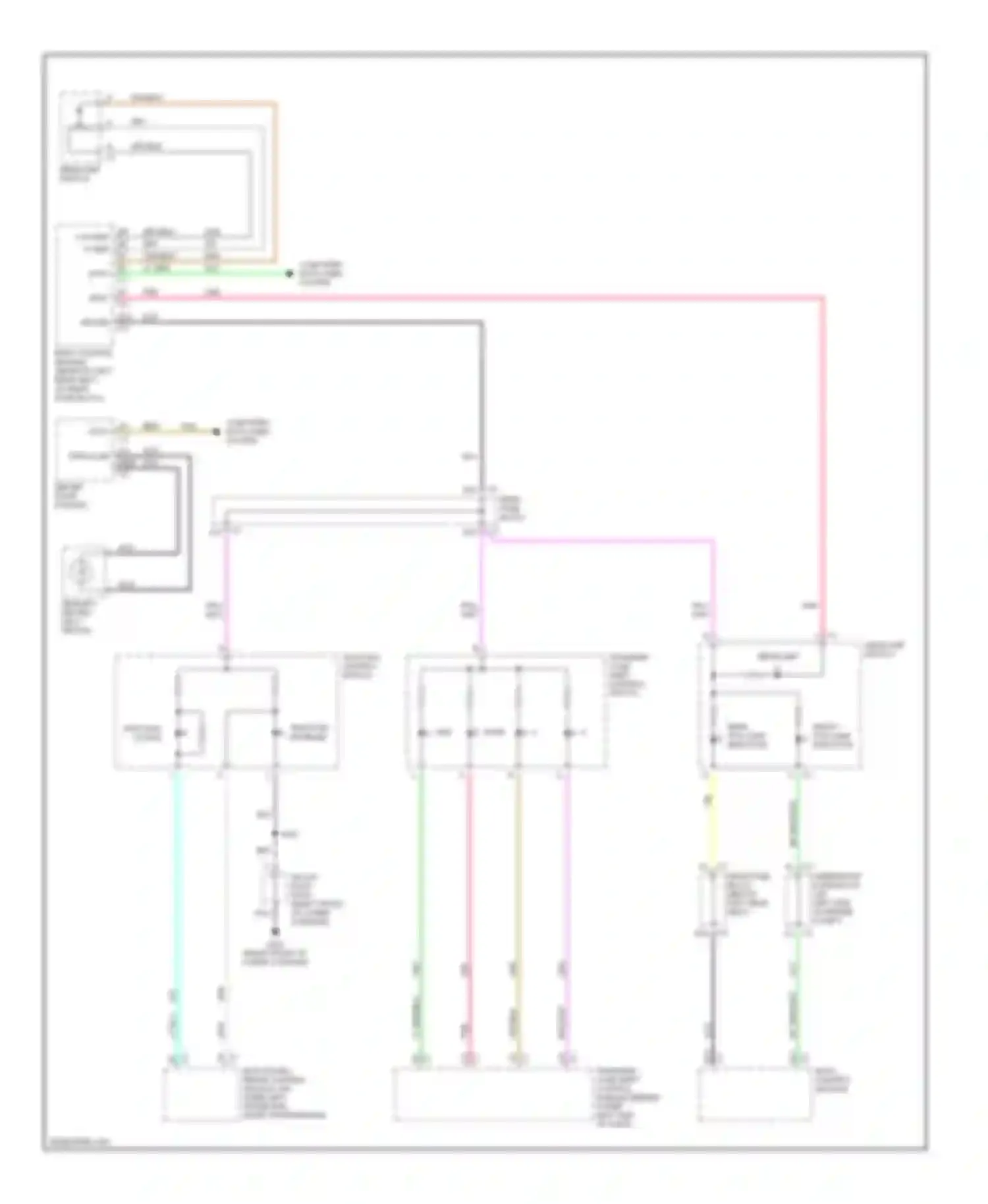 Bravada Oldsmobile III (2001-2004): Instrument illumination circuit (2 of 2)