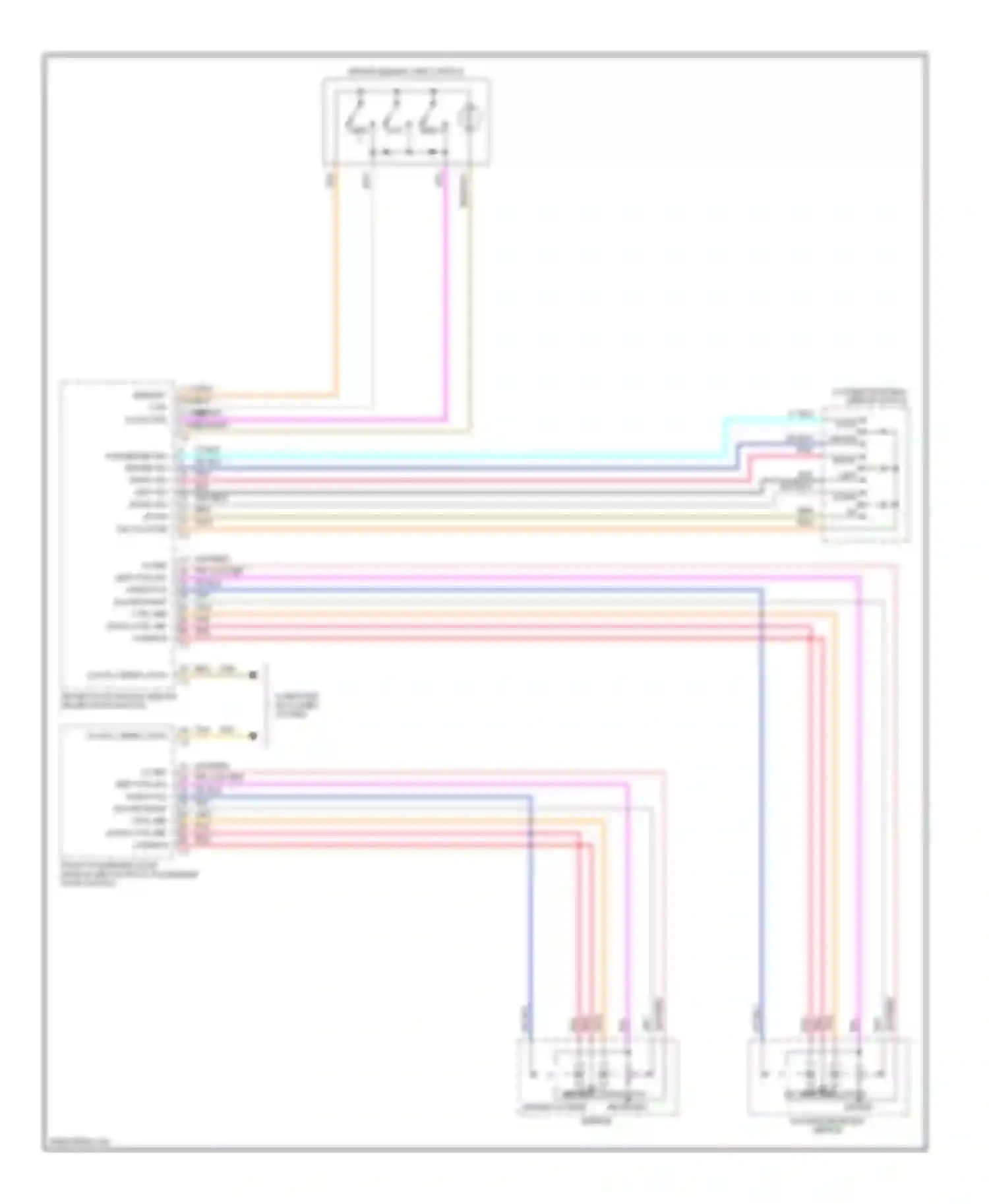Bravada Oldsmobile III (2001-2004): Memory mirrors circuit
