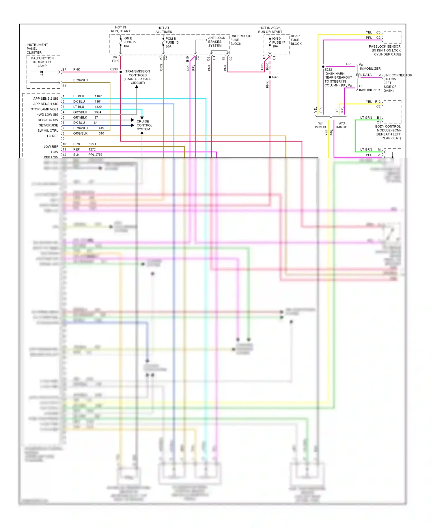 Oldsmobile Bravada III (2001-2004) 5 volt ref 5 volt ref wiring diagram  (1 of 1)