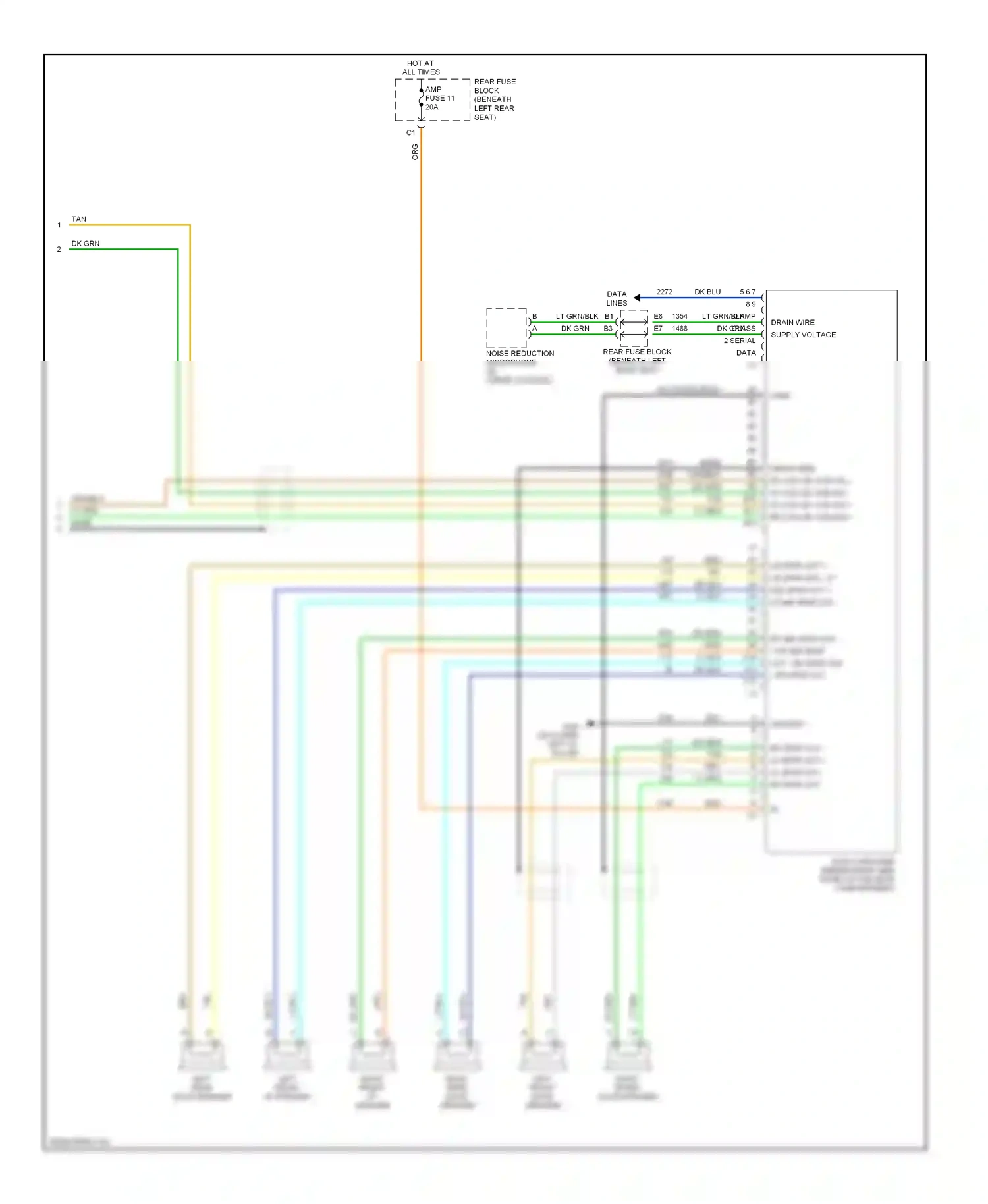Oldsmobile Bravada III (2001-2004) bare wiring diagram  (4 of 4)