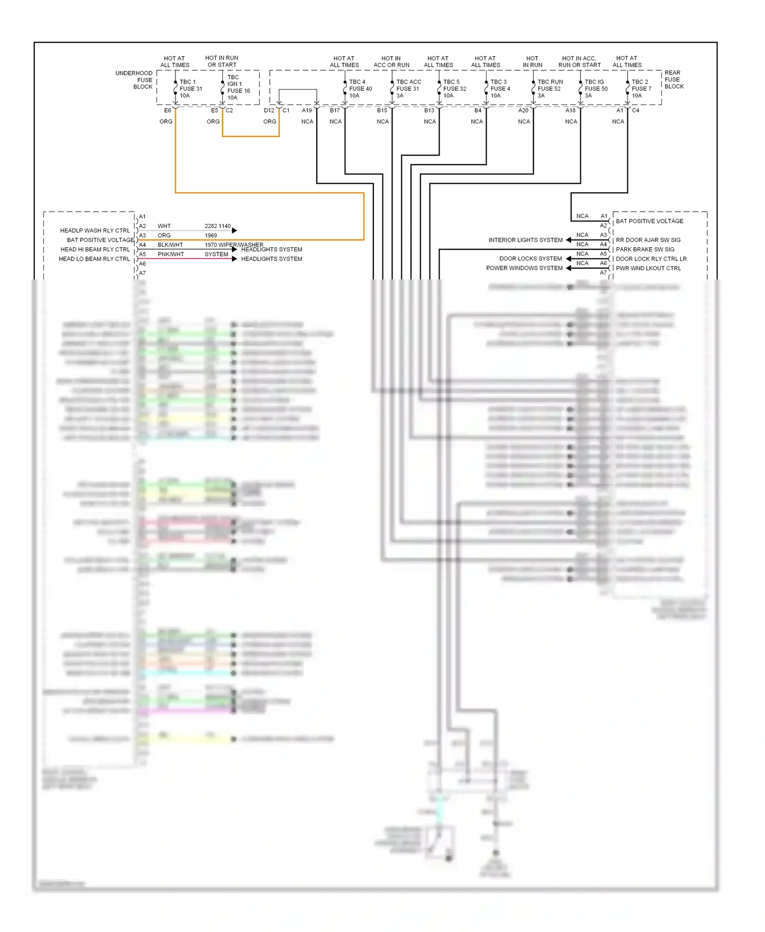 Oldsmobile Bravada III (2001-2004) computer data lines system wiring diagram  (3 of 13)