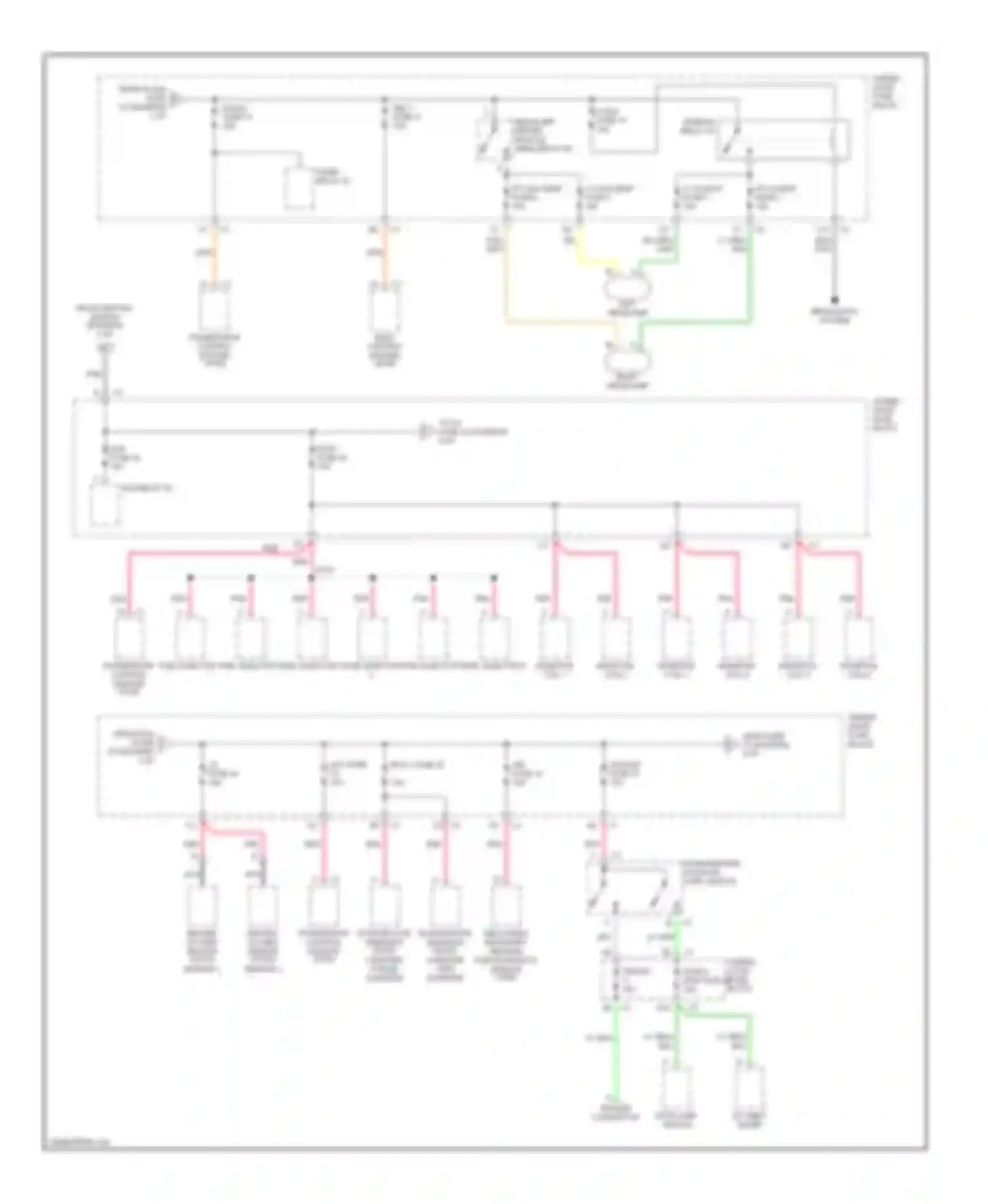 Wiring diagram fan relay 45 for Oldsmobile Bravada III (2001-2004) (2 of 2)