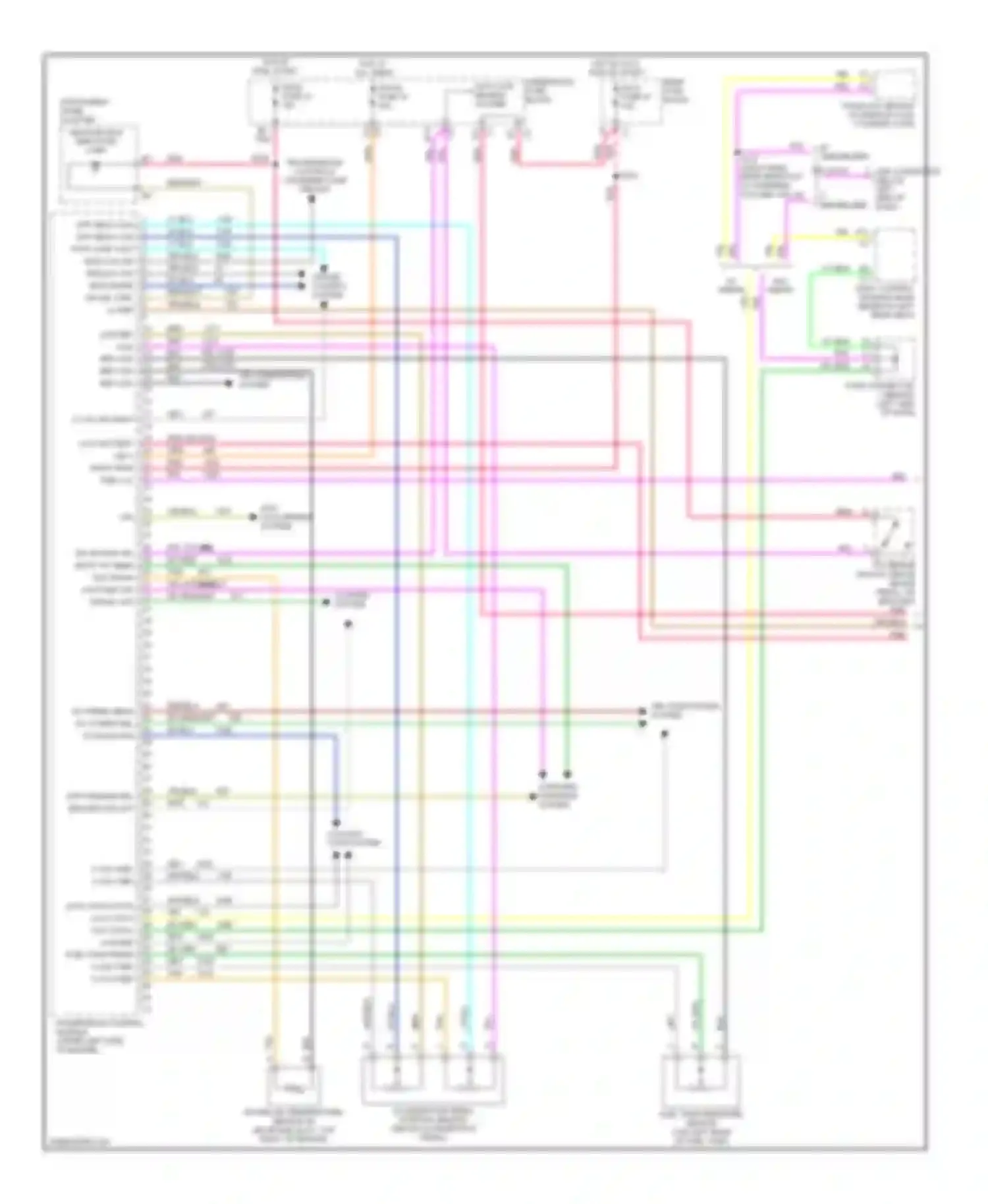 Wiring diagram hot in accy, run, or start for Oldsmobile Bravada III (2001-2004) (2 of 2)