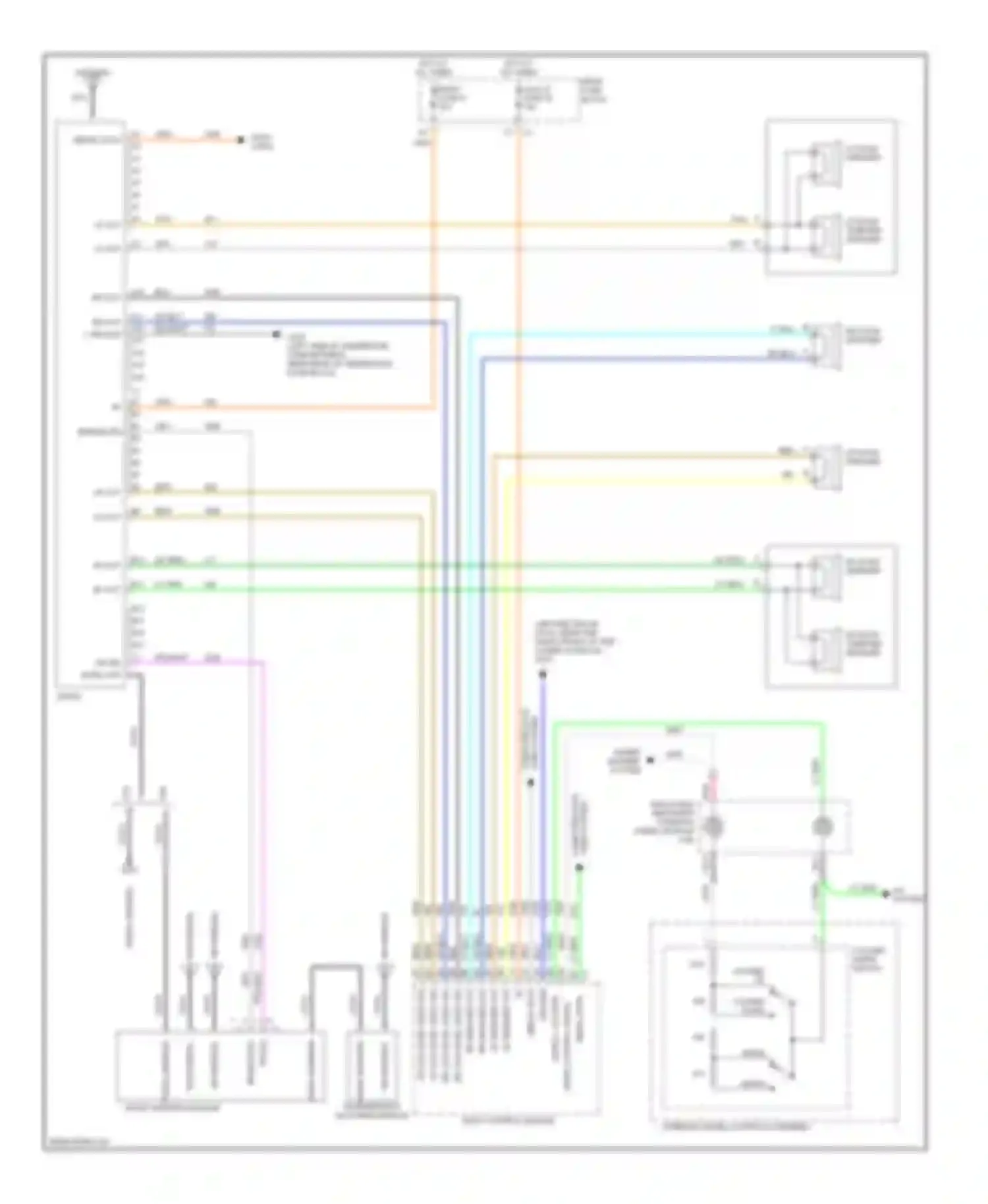 Wiring diagram inflatable restraint steering wheel module coil for Oldsmobile Bravada III (2001-2004) (3 of 9)