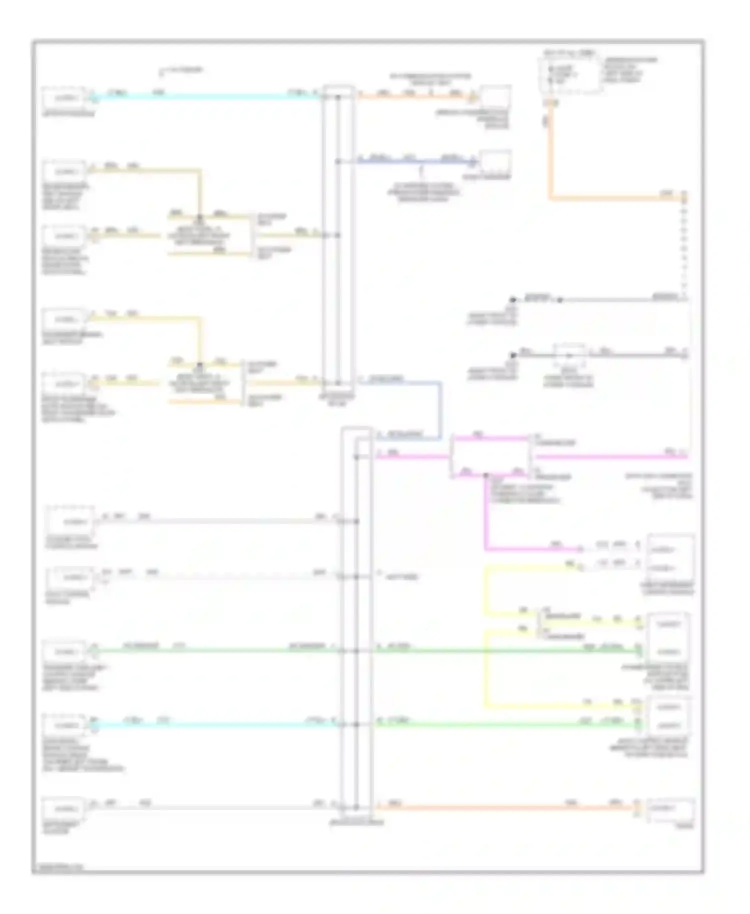 Wiring diagram liftgate module for Oldsmobile Bravada III (2001-2004) (1 of 4)