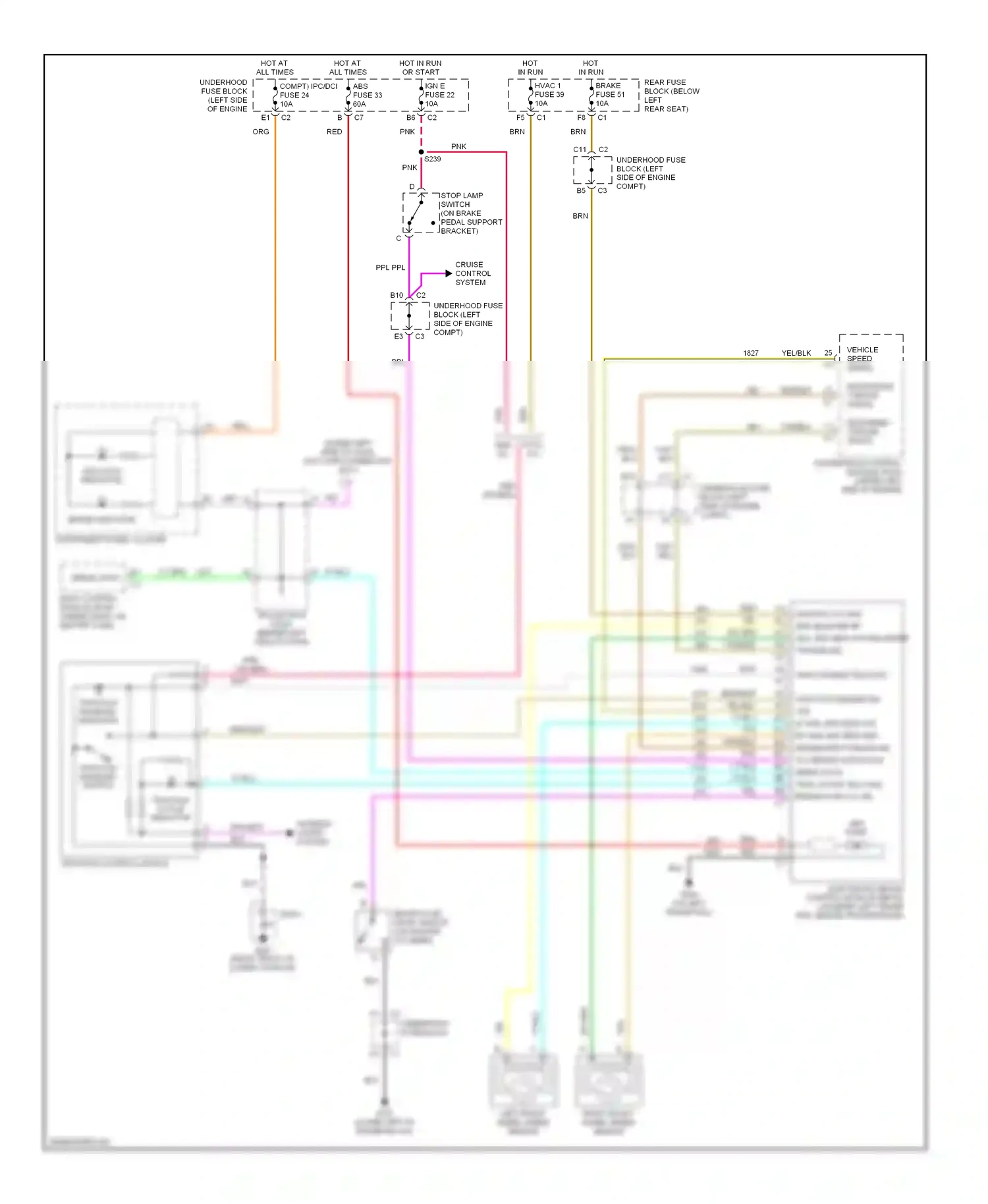 Oldsmobile Bravada III (2001-2004) serial data wiring diagram  (1 of 11)