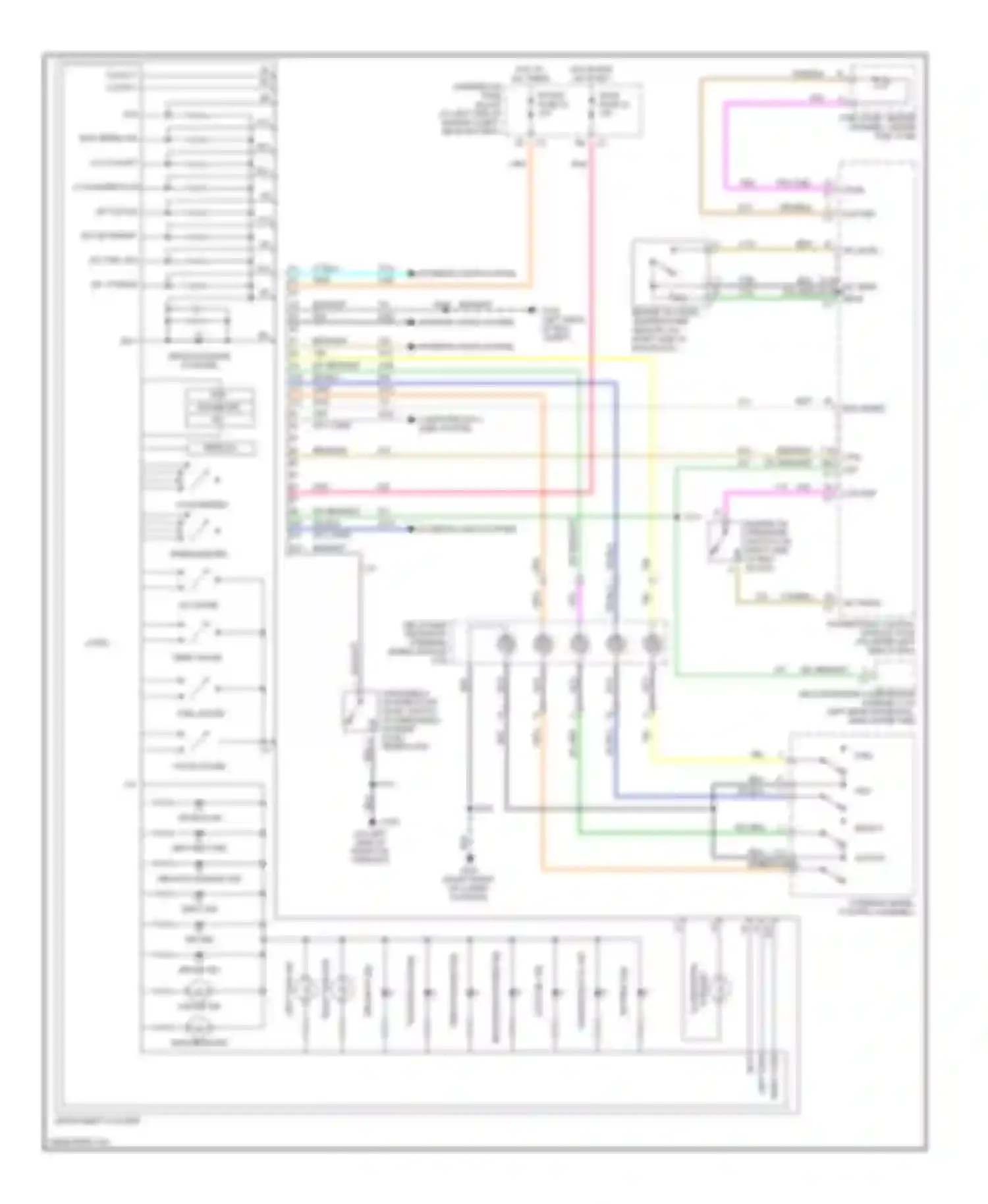 Wiring diagram temp gauge for Oldsmobile Bravada III (2001-2004) (1 of 1)