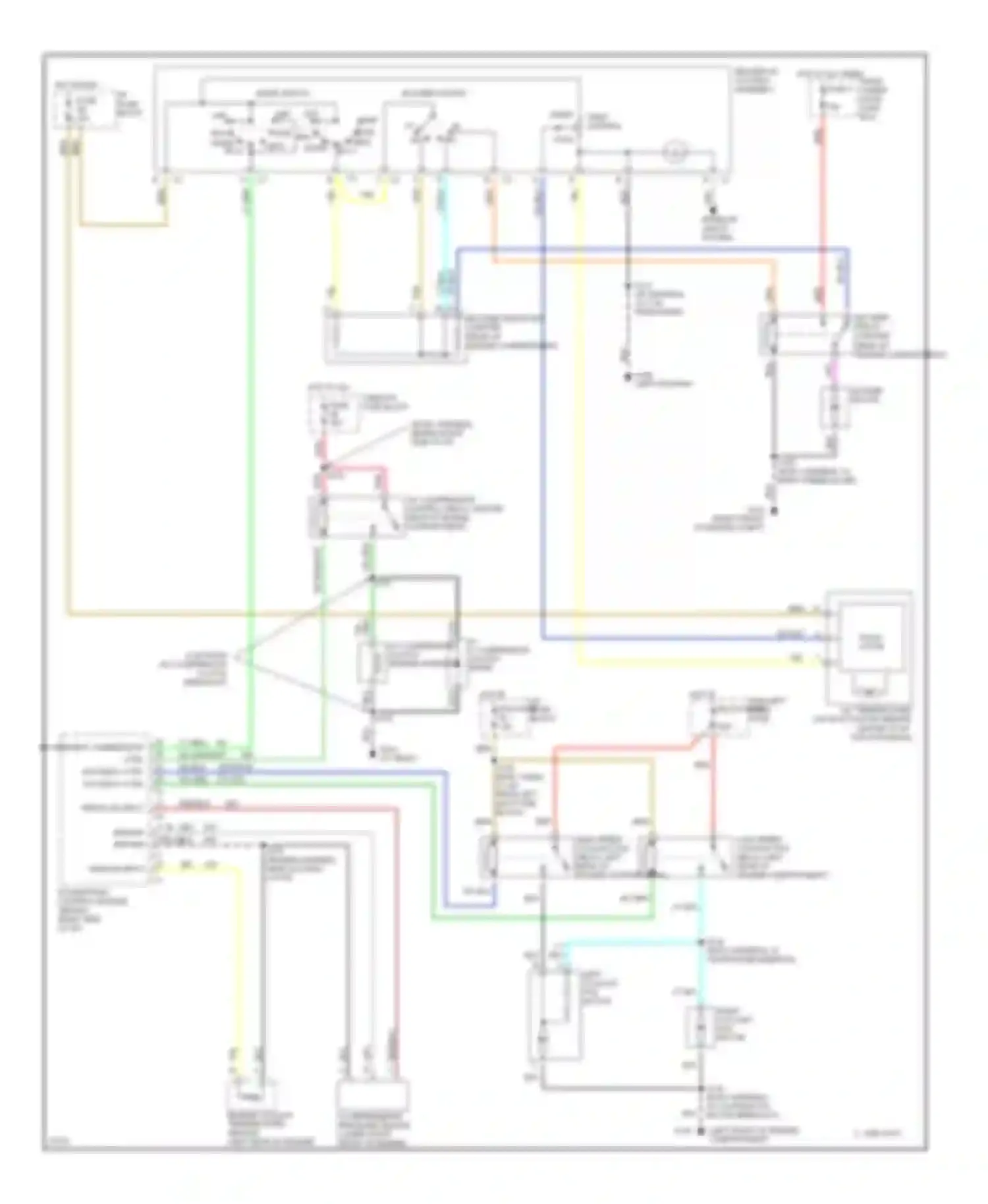 Eighty-Eight Oldsmobile X (1992-1999): Air conditioning circuits