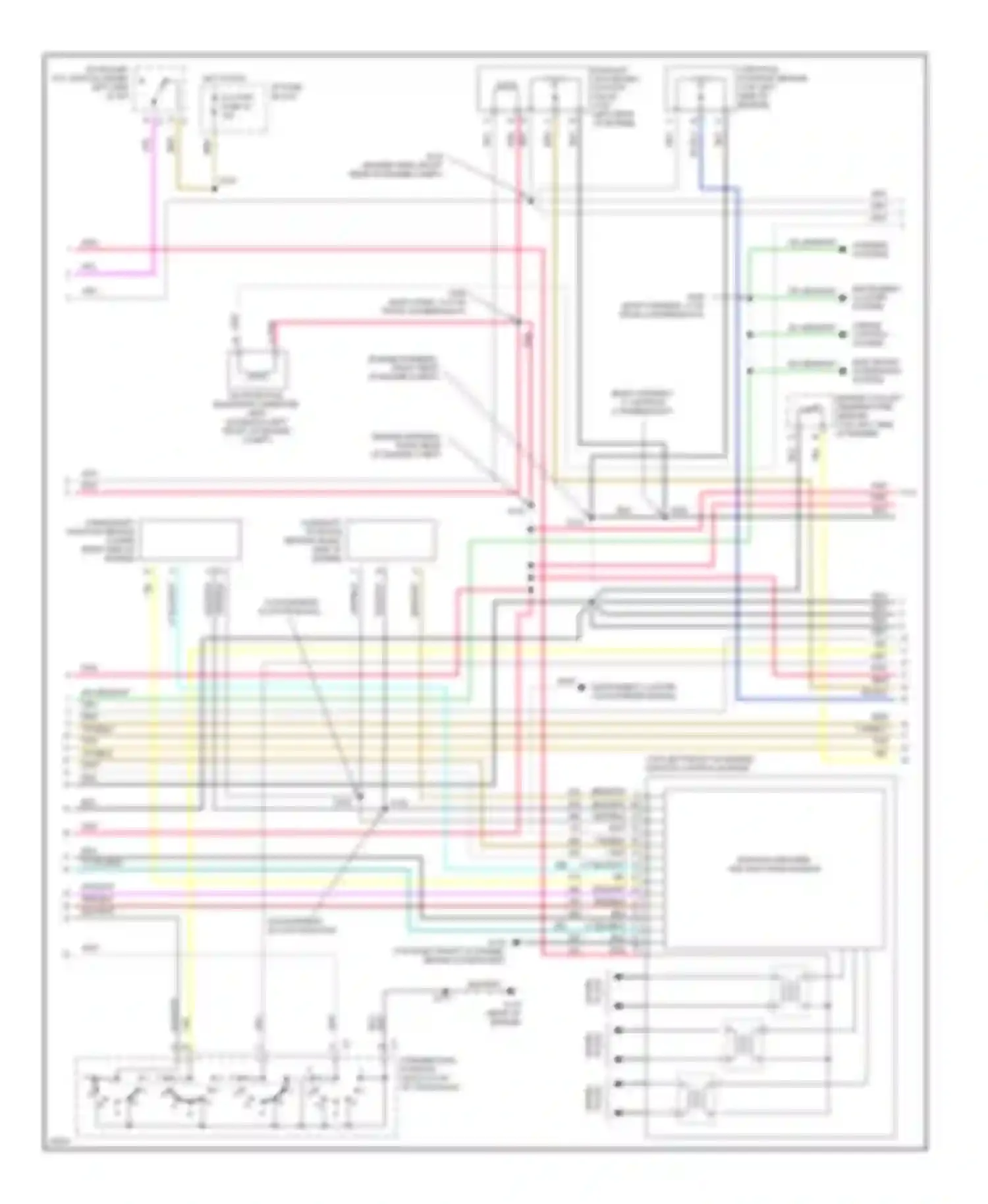 Eighty-Eight Oldsmobile X (1992-1999): Wiring diagram engine performance 3.8l (vin k)s (2 of 3)
