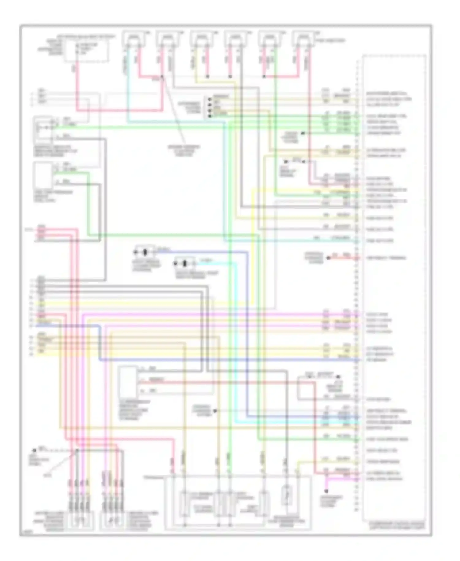 Eighty-Eight Oldsmobile X (1992-1999): Wiring diagram engine performance 3.8l (vin k)s (3 of 3)