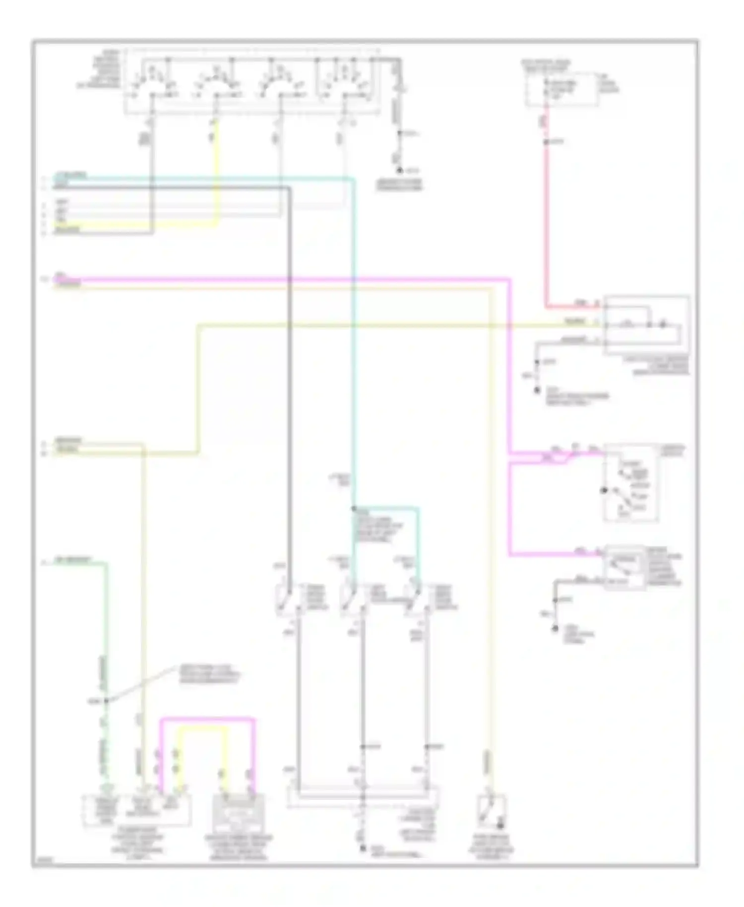 Eighty-Eight Oldsmobile X (1992-1999): Instrument cluster circuit (2 of 2)