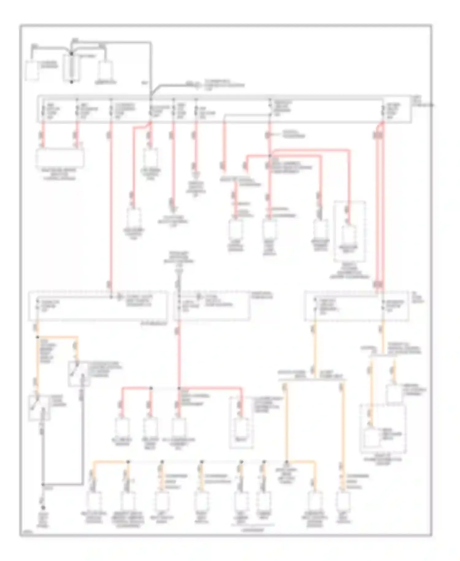 Eighty-Eight Oldsmobile X (1992-1999): Power distribution circuit (1 of 6)