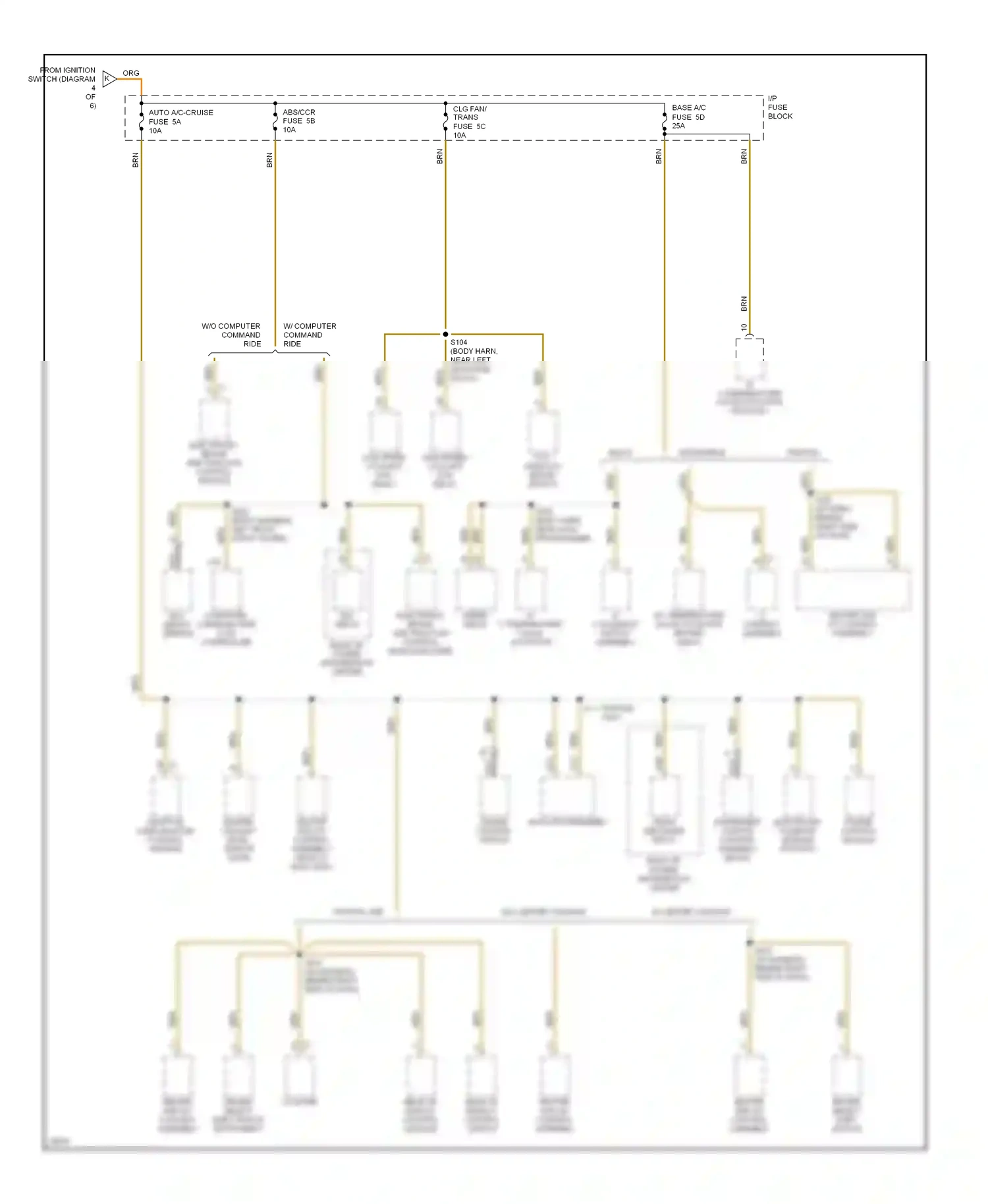 Oldsmobile Eighty-Eight X (1992-1999) computer command ride (ccr) controller wiring diagram  (2 of 2)