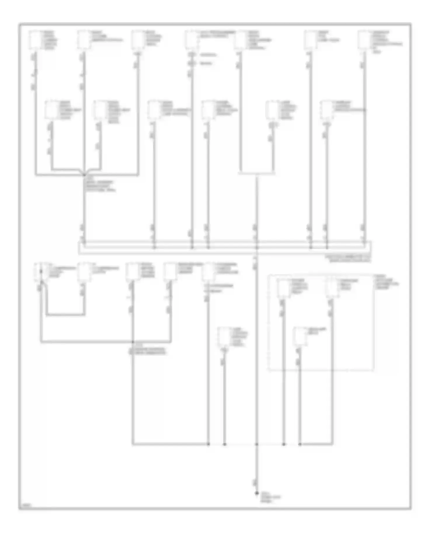 Wiring diagram front heated oxygen sensor rear heated oxygen sensor for Oldsmobile Eighty-Eight X (1992-1999) (1 of 1)