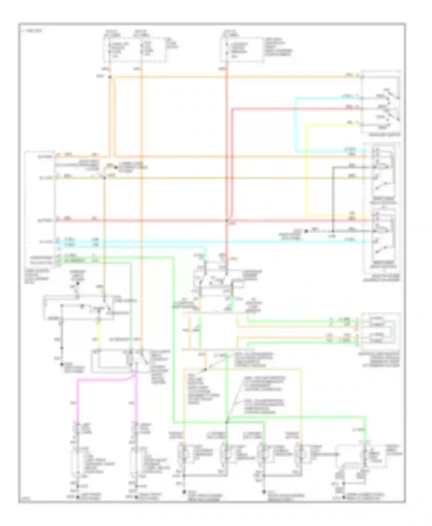 Wiring diagram left low beam headlamp lo for Oldsmobile Eighty-Eight X (1992-1999) (1 of 1)