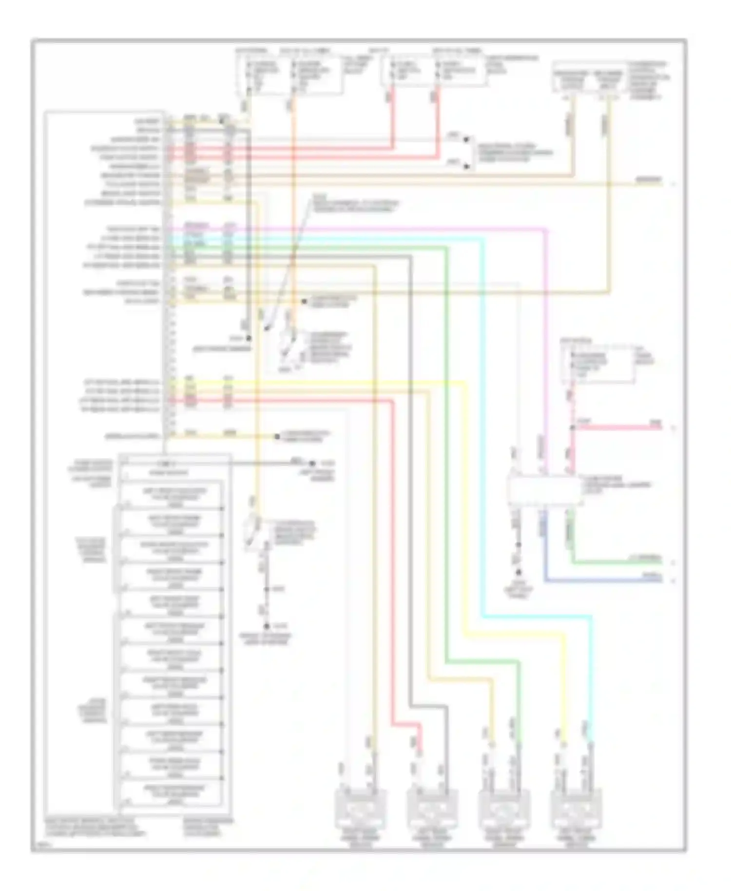 Wiring diagram tan/blk for Oldsmobile Eighty-Eight X (1992-1999) (2 of 5)