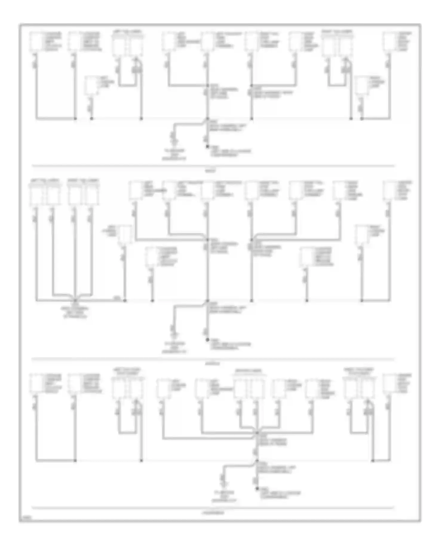Wiring diagram to ground for Oldsmobile Eighty-Eight X (1992-1999) (1 of 1)