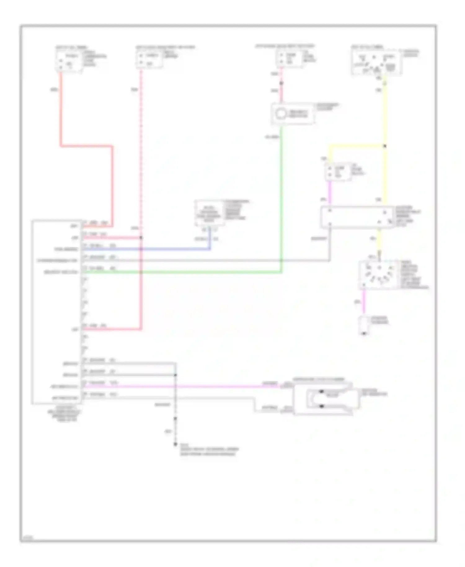Ninety-Eight Oldsmobile XI (1991-1996): Pass-key circuit