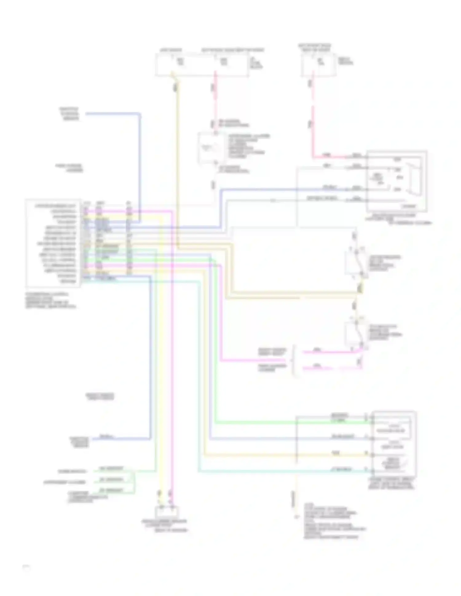 Ninety-Eight Oldsmobile XI (1991-1996): Cruise control circuit
