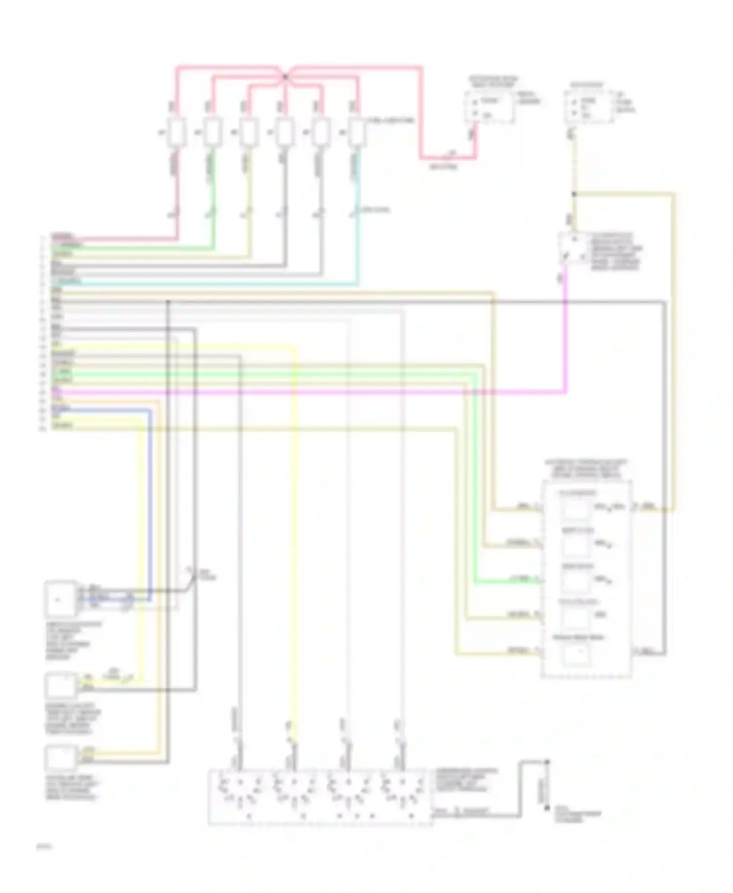 Ninety-Eight Oldsmobile XI (1991-1996): Wiring diagram engine performance 3.8l (vin l)s (3 of 3)