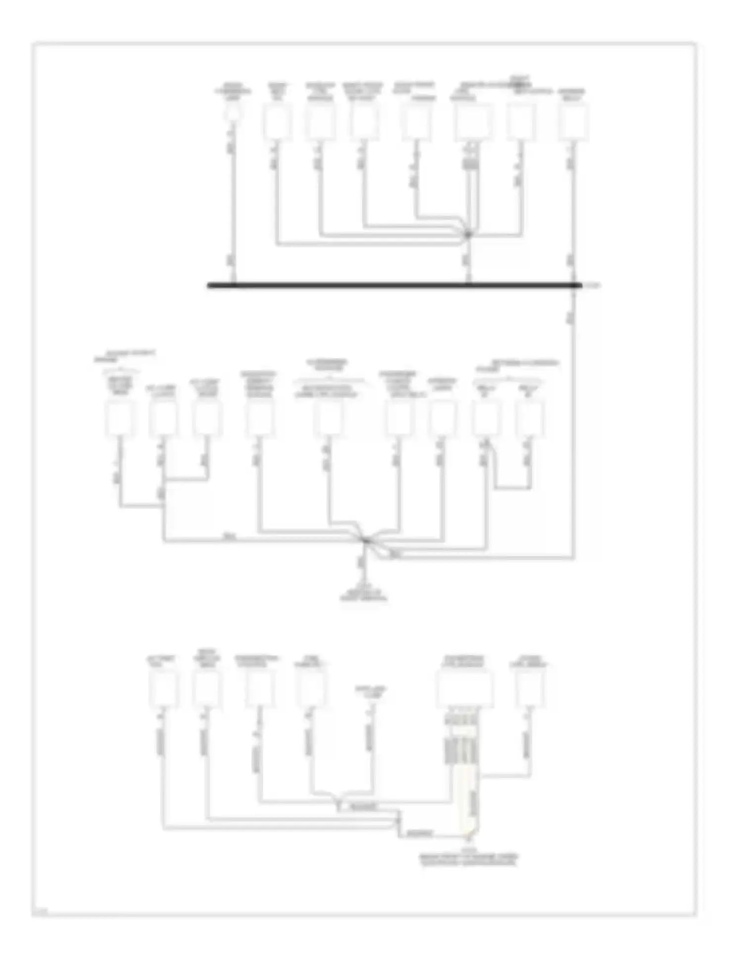 Ninety-Eight Oldsmobile XI (1991-1996): Ground distribution circuit (3 of 3)