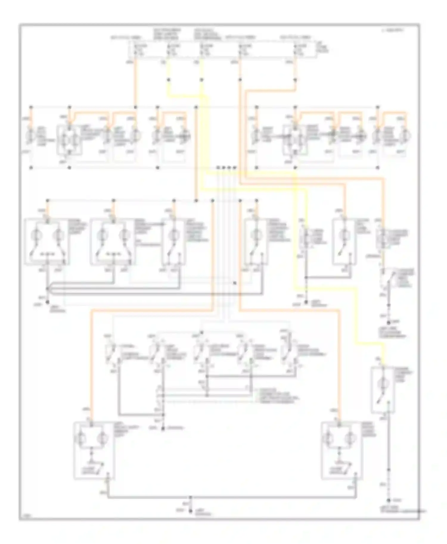 Ninety-Eight Oldsmobile XI (1991-1996): Courtesy lamp circuit, without illuminated entry