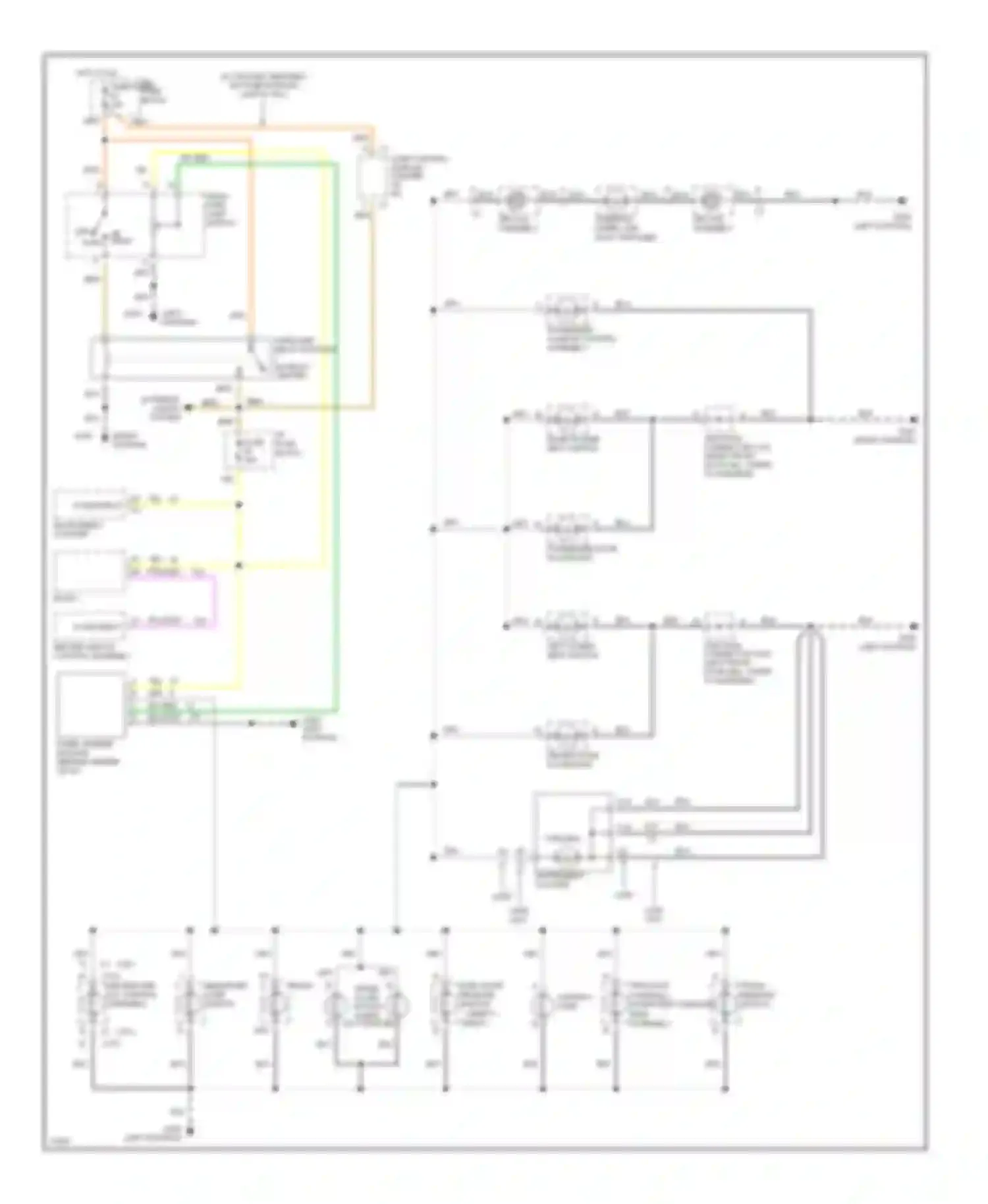 Ninety-Eight Oldsmobile XI (1991-1996): Instrument illumination circuit