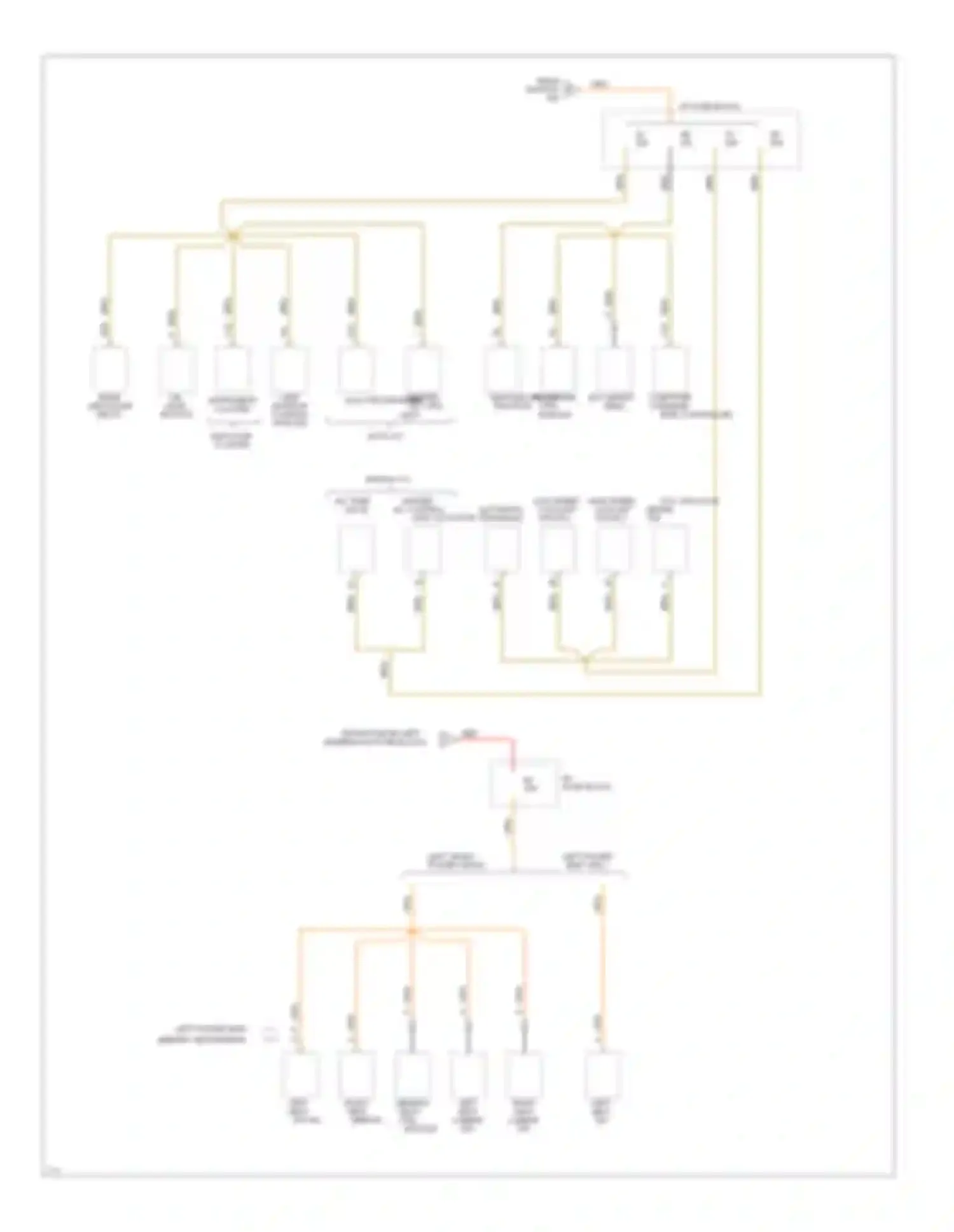 Ninety-Eight Oldsmobile XI (1991-1996): Power distribution circuit (3 of 4)