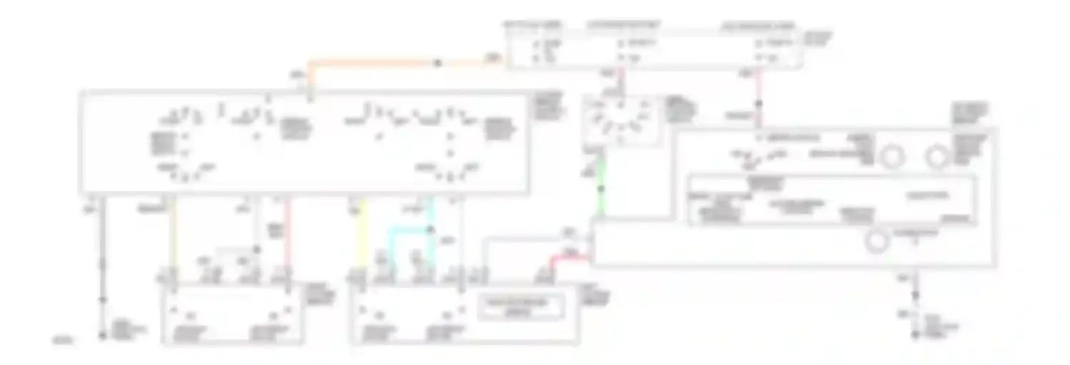 Ninety-Eight Oldsmobile XI (1991-1996): Power mirror circuit