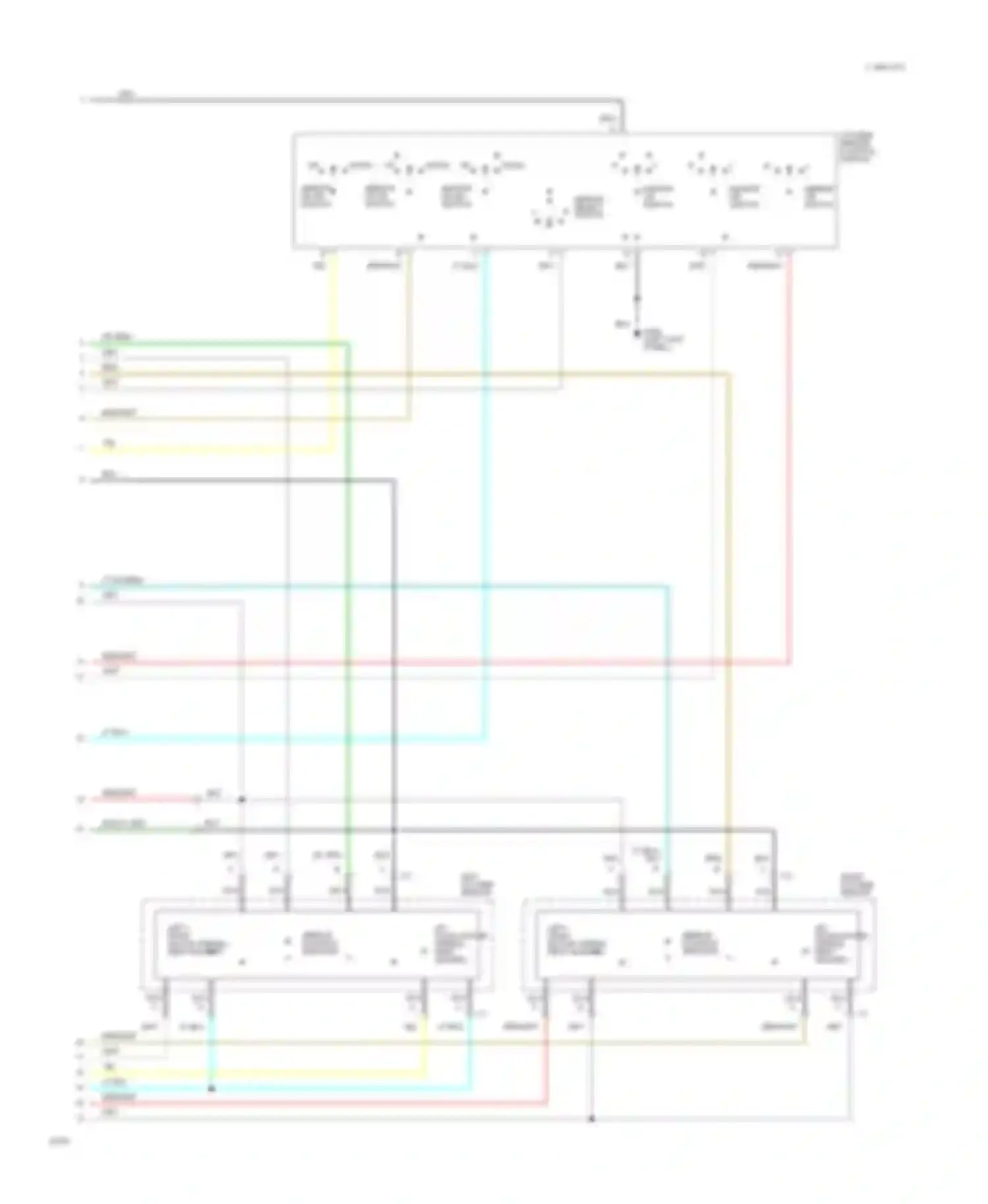 Ninety-Eight Oldsmobile XI (1991-1996): Memory seats and mirrors circuit (2 of 2)