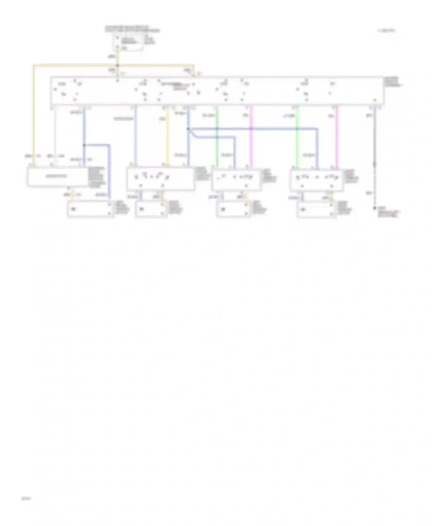 Ninety-Eight Oldsmobile XI (1991-1996): Power window circuit
