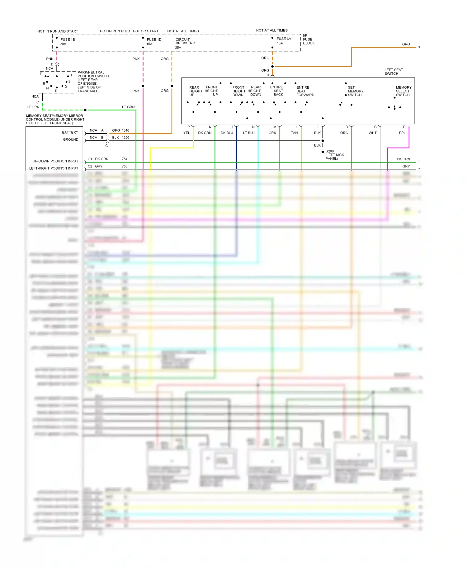 Oldsmobile Ninety-Eight XI (1991-1996) solid state wiring diagram  (2 of 6)