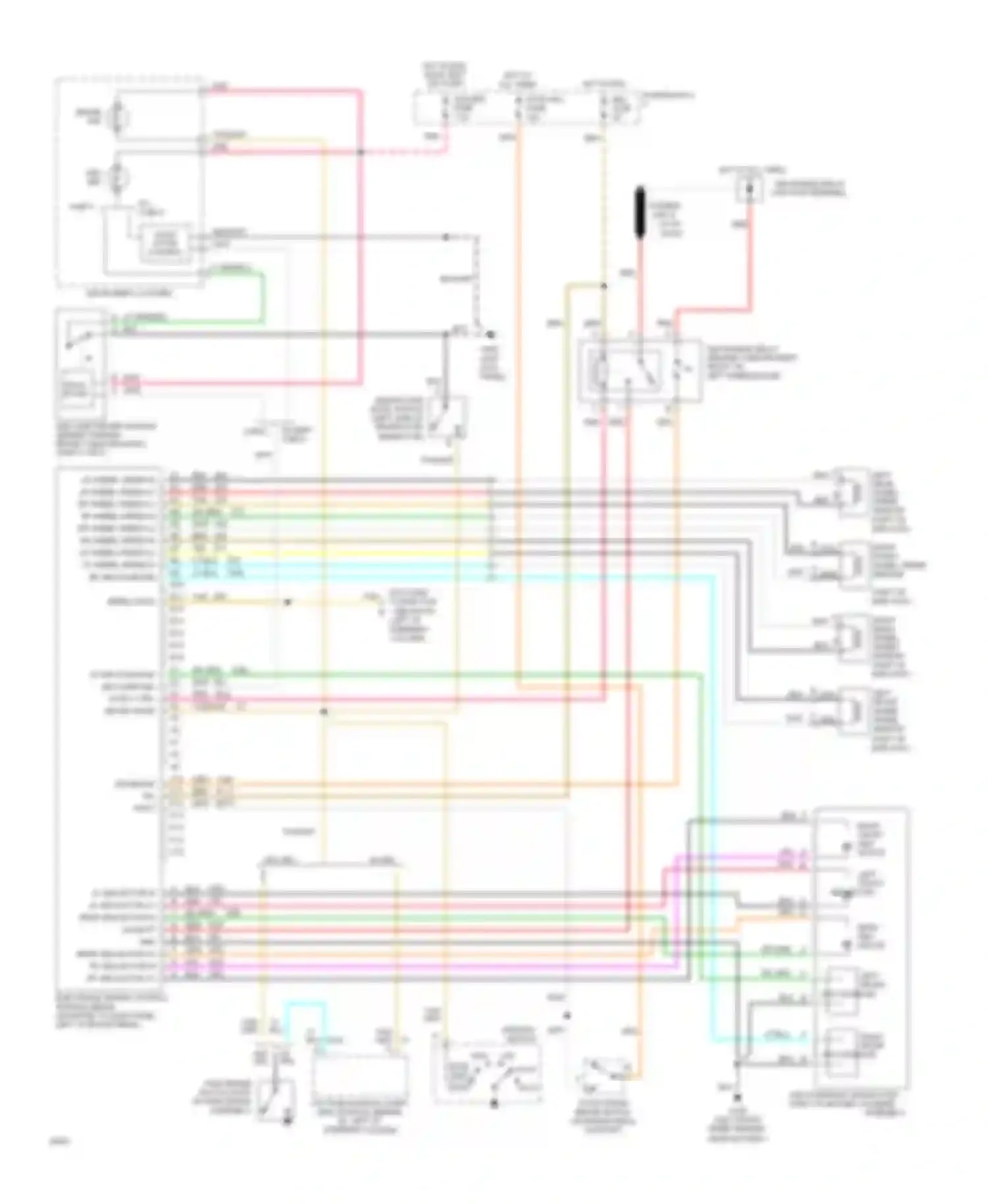 Silhouette Oldsmobile I (1989-1996): All-wheel abs circuit