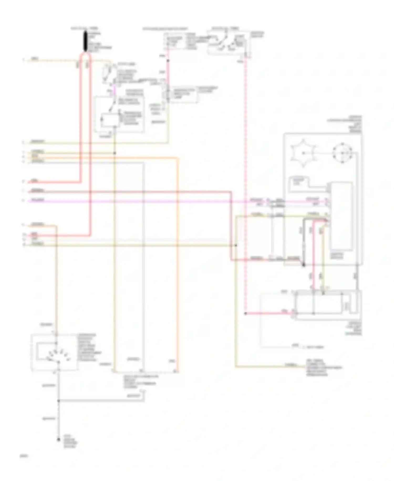 Silhouette Oldsmobile I (1989-1996): Wiring diagram engine performance 3.1l (vin d)s (2 of 2)