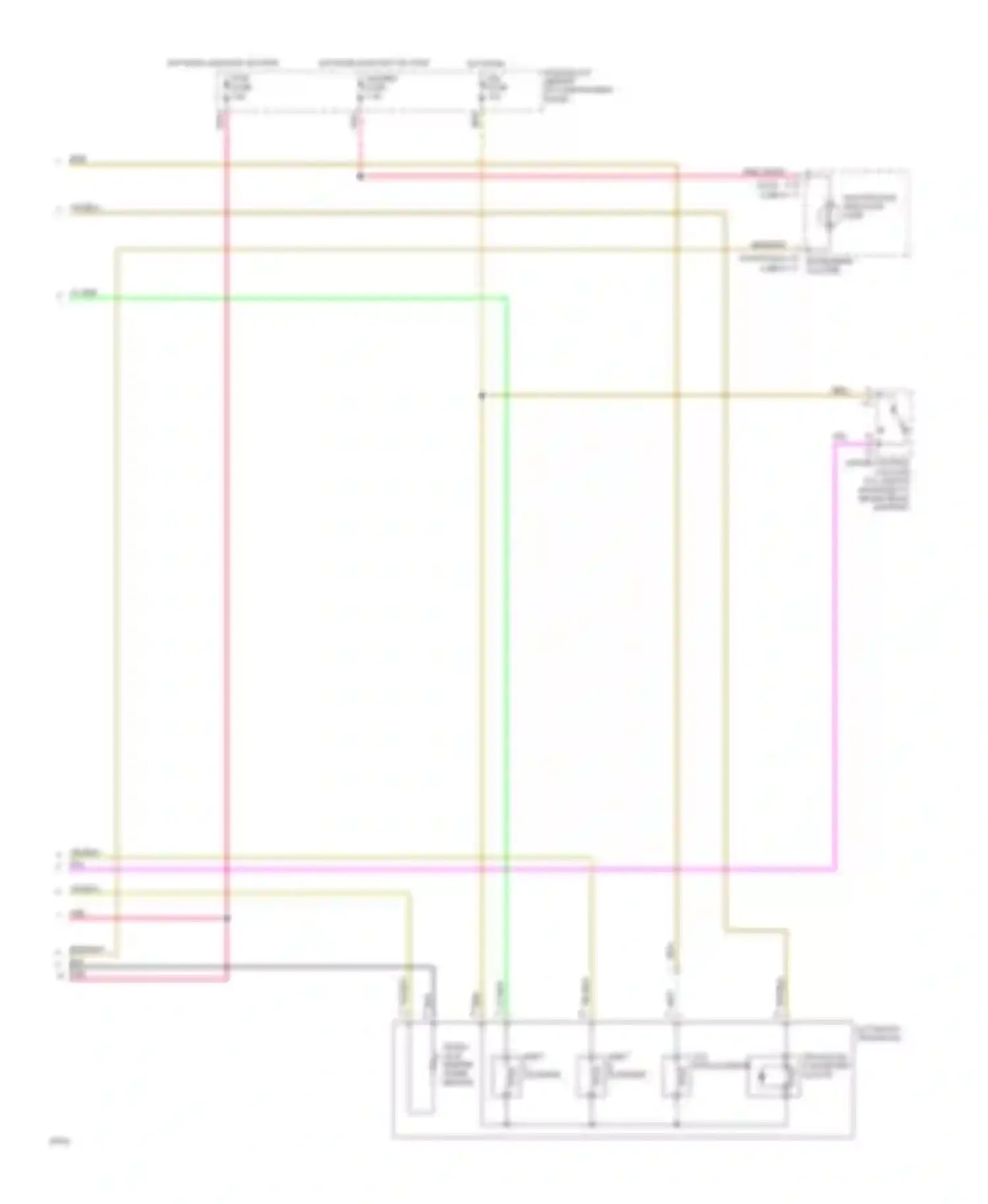 Silhouette Oldsmobile I (1989-1996): Wiring diagram engine performance 3.8l (vin l)s (3 of 3)