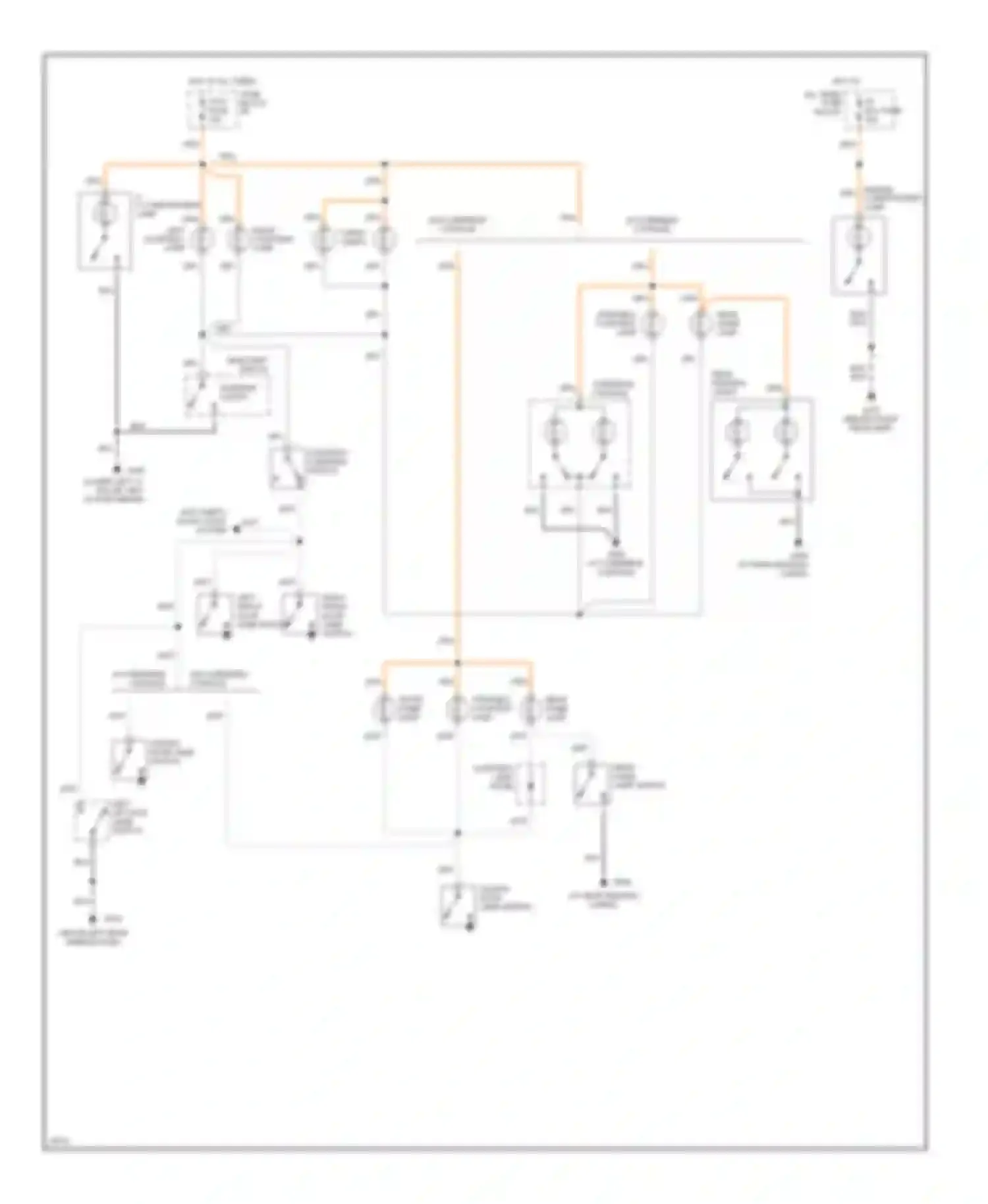 Silhouette Oldsmobile I (1989-1996): Courtesy lamp circuit