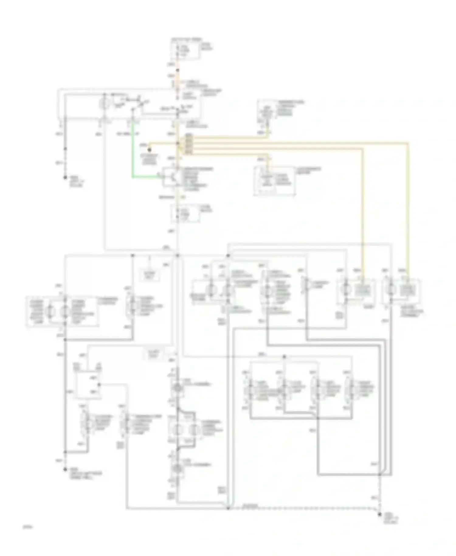 Silhouette Oldsmobile I (1989-1996): Instrument illumination circuit