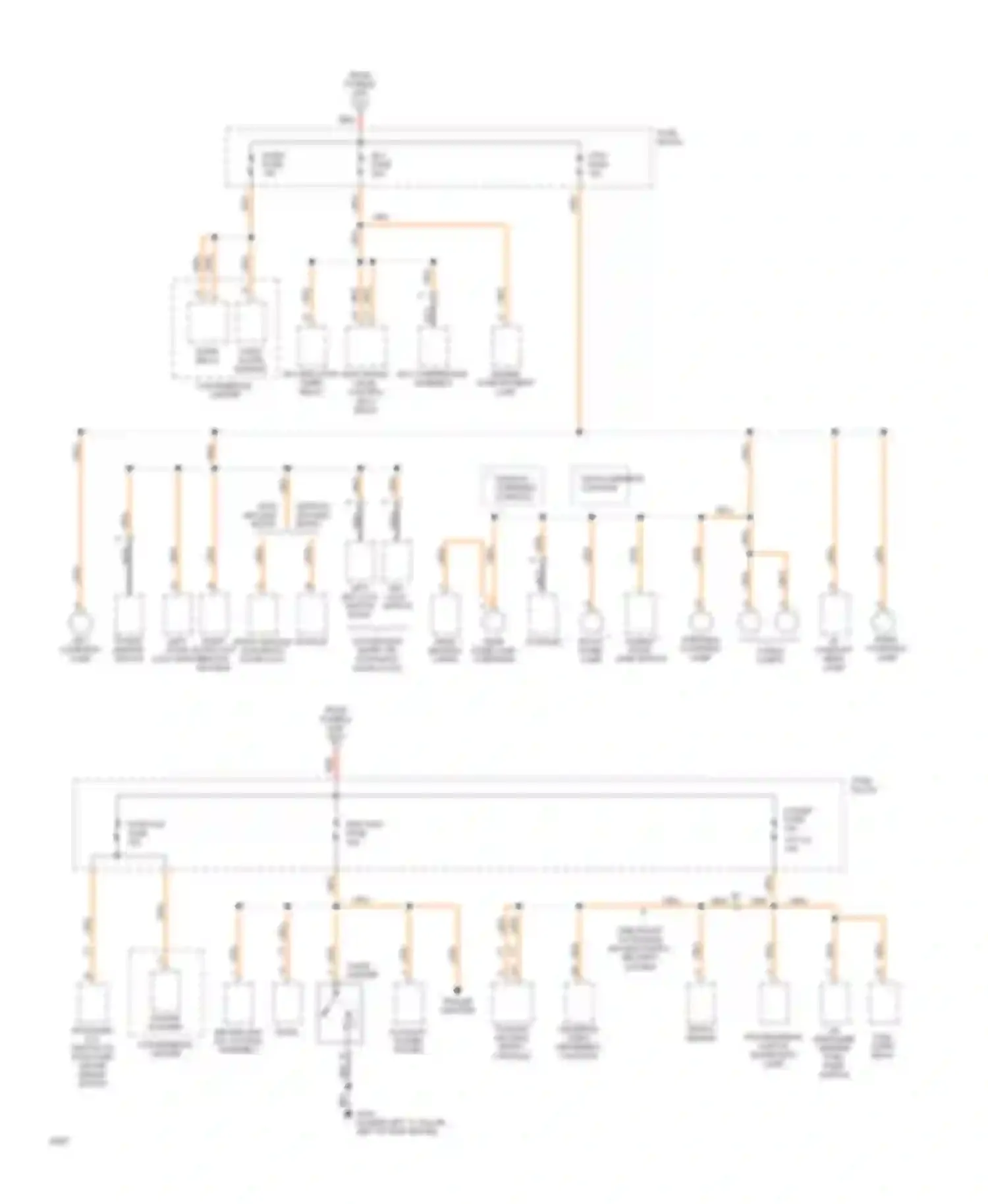 Silhouette Oldsmobile I (1989-1996): Power distribution circuit (2 of 5)