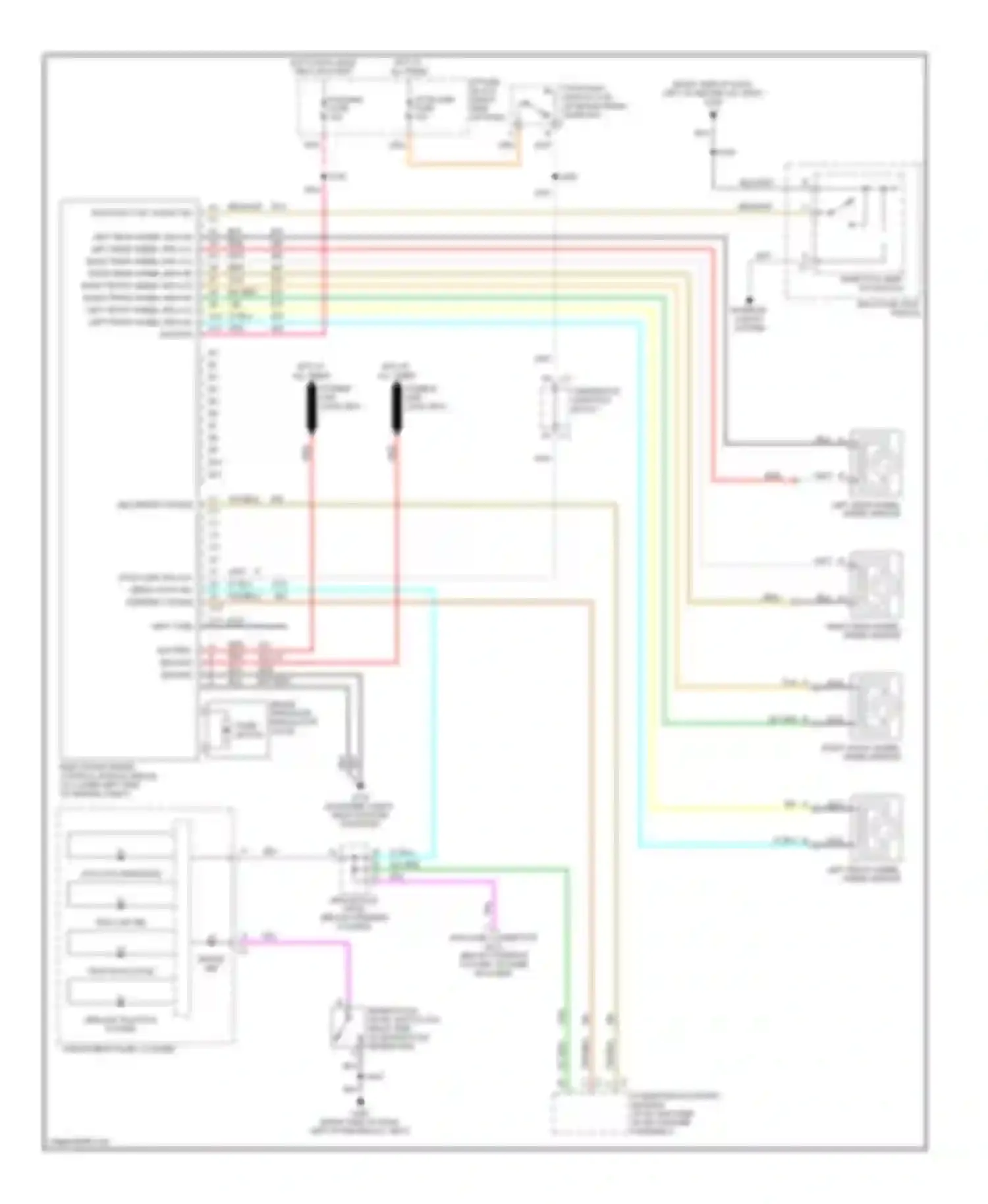 Silhouette Oldsmobile II (1996-2004): Anti-lock brake circuits