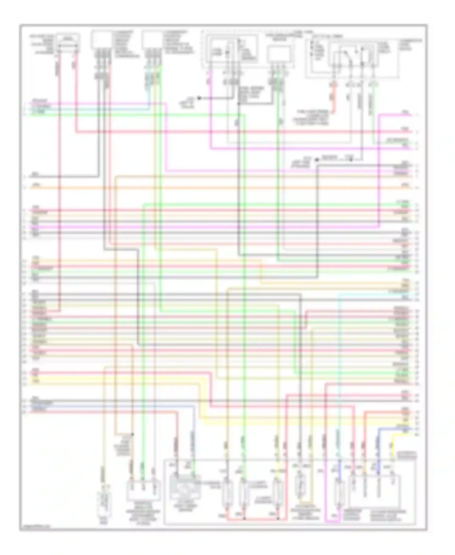 Silhouette Oldsmobile II (1996-2004): Wiring diagram engine performance 3.4l vin es (2 of 4)