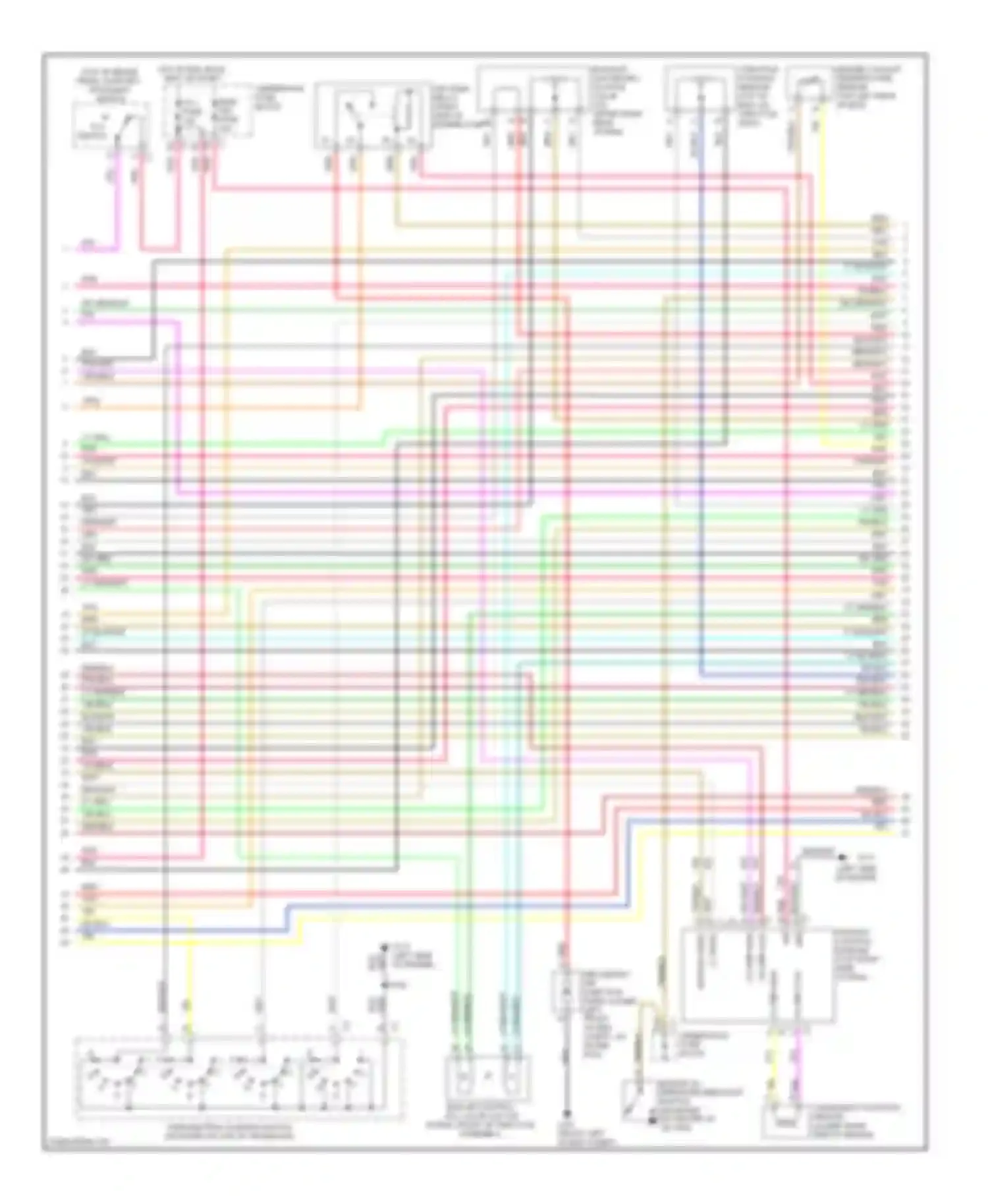 Silhouette Oldsmobile II (1996-2004): Wiring diagram engine performance 3.4l vin es (3 of 4)