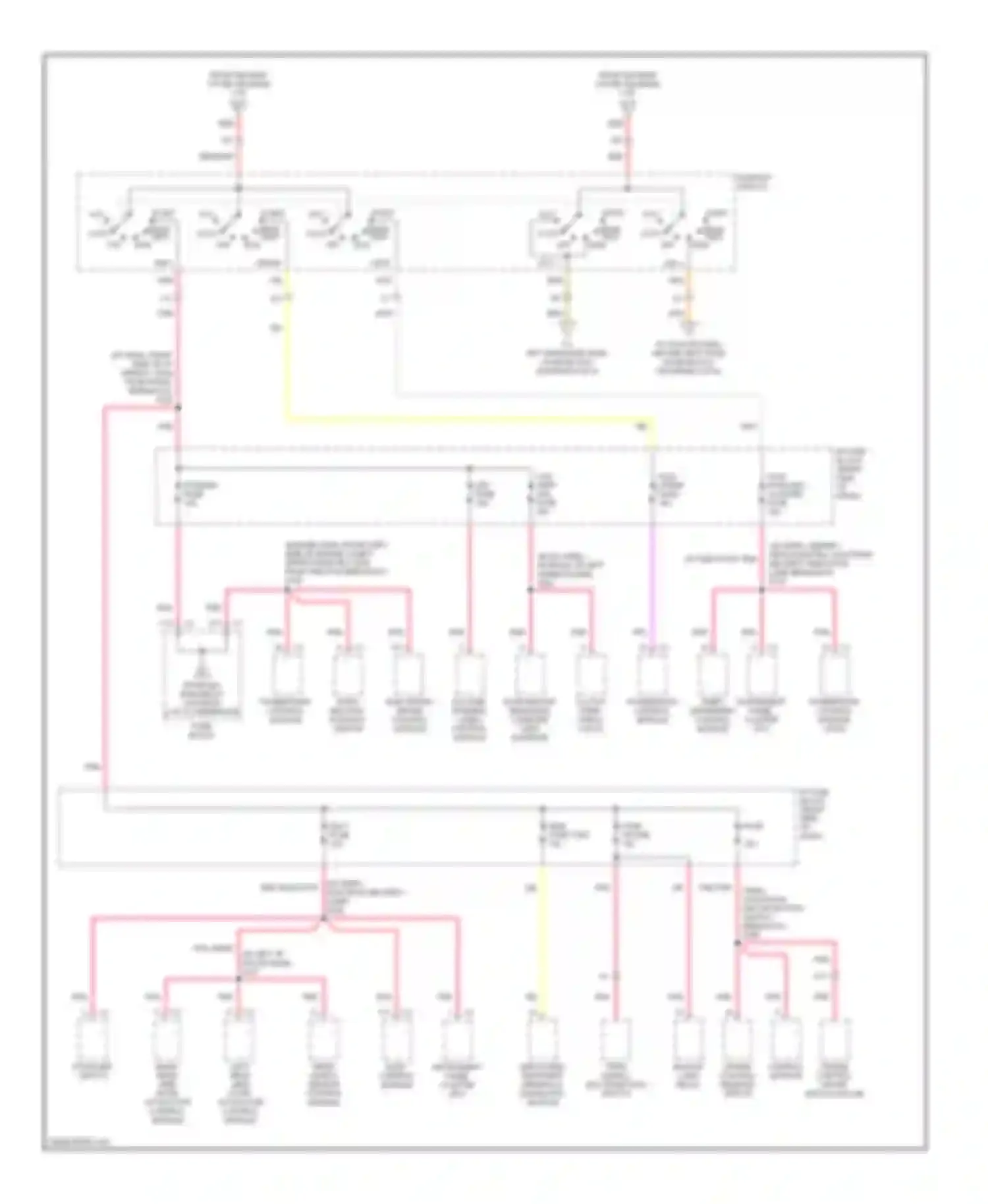 Silhouette Oldsmobile II (1996-2004): Power distribution circuit (3 of 4)