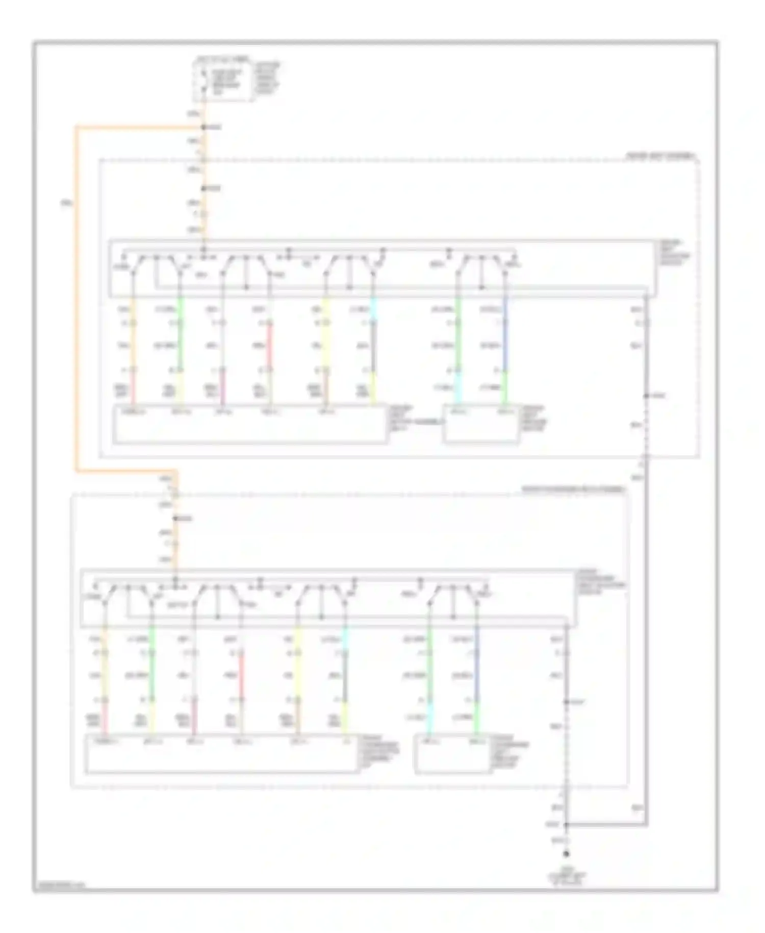 Wiring diagram hot at all times for Oldsmobile Silhouette II (1996-2004) (21 of 34)