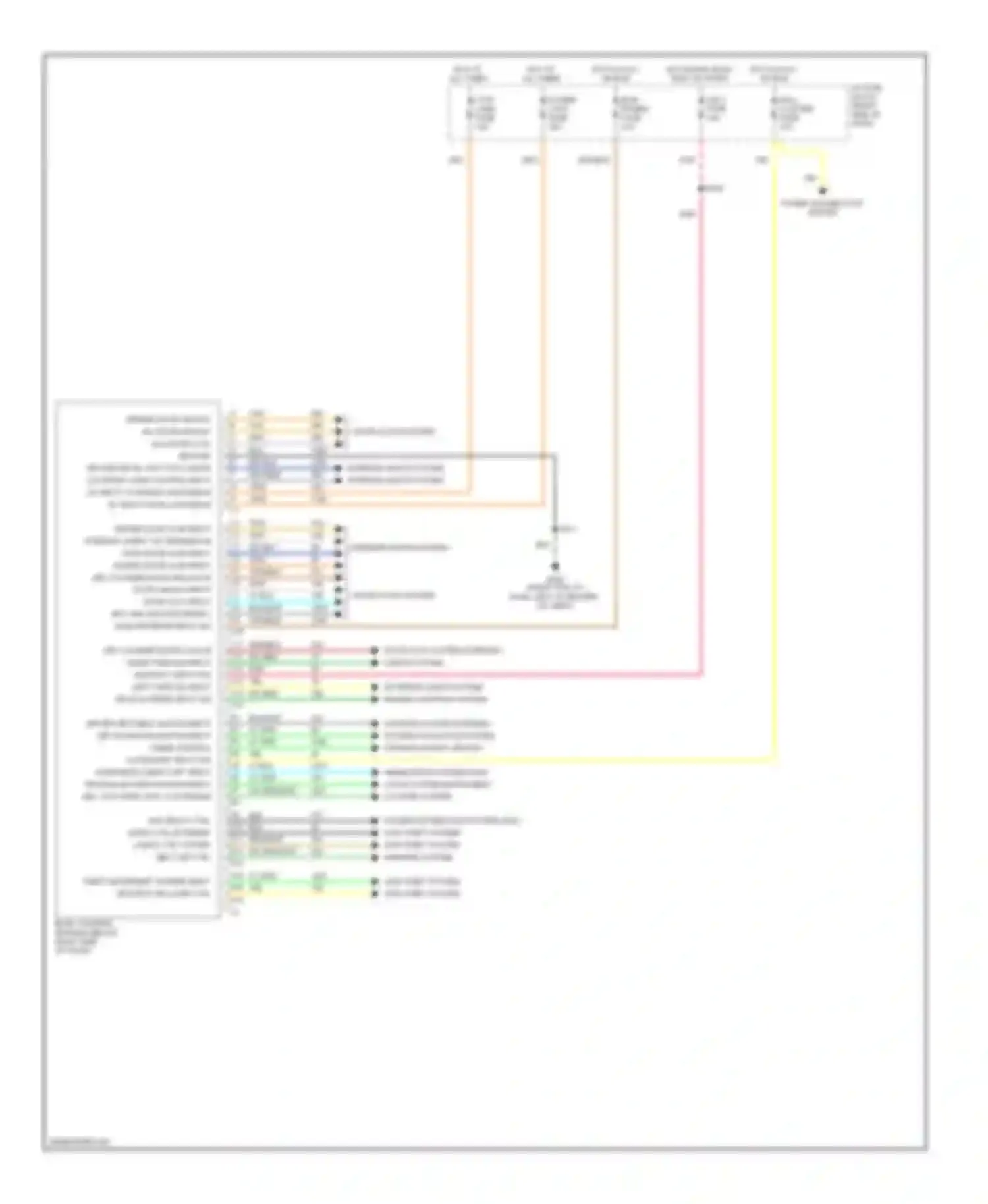 Wiring diagram hot in accy or run for Oldsmobile Silhouette II (1996-2004) (6 of 6)