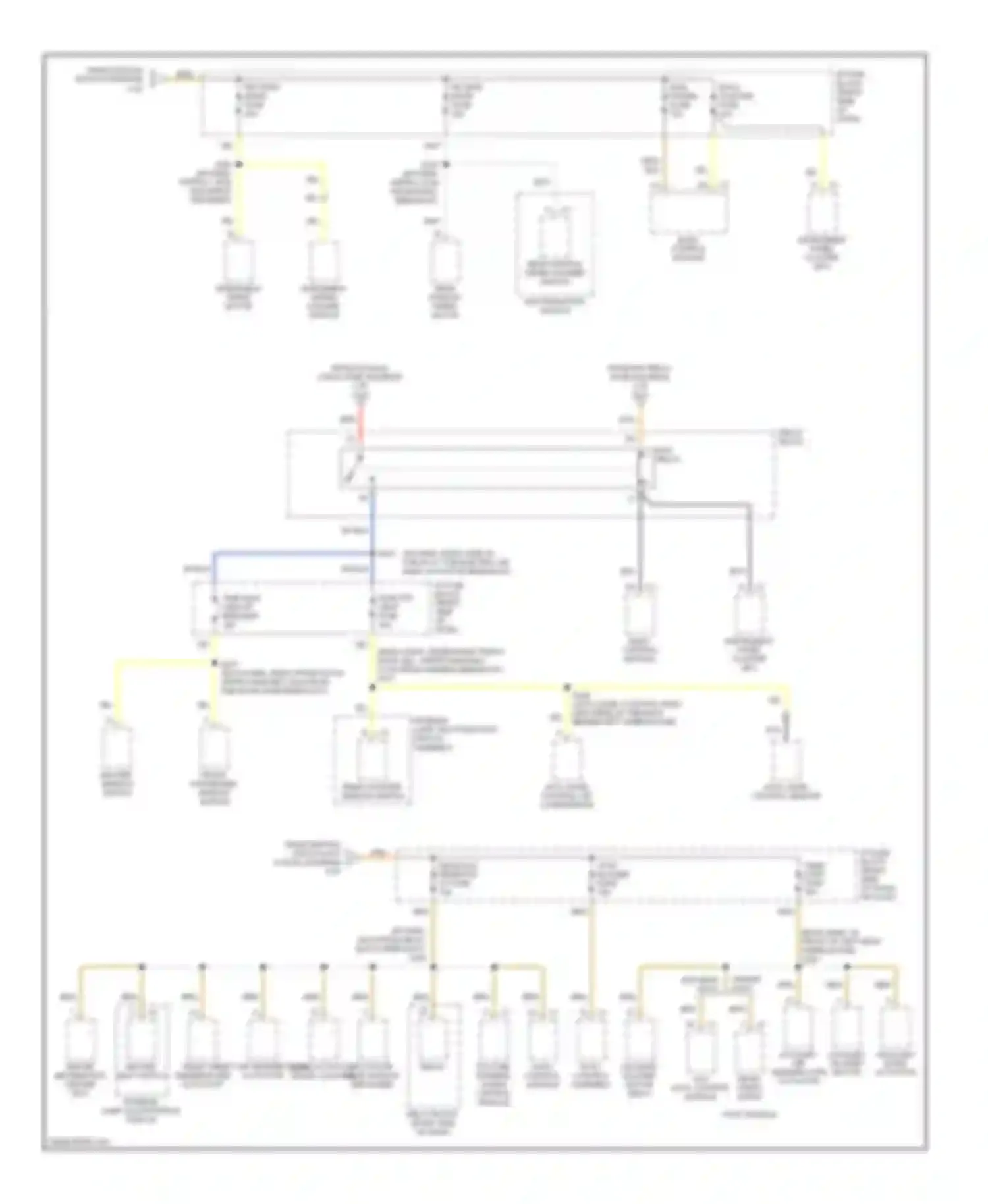 Wiring diagram interior lamp, multifunction switch assembly for Oldsmobile Silhouette II (1996-2004) (1 of 1)
