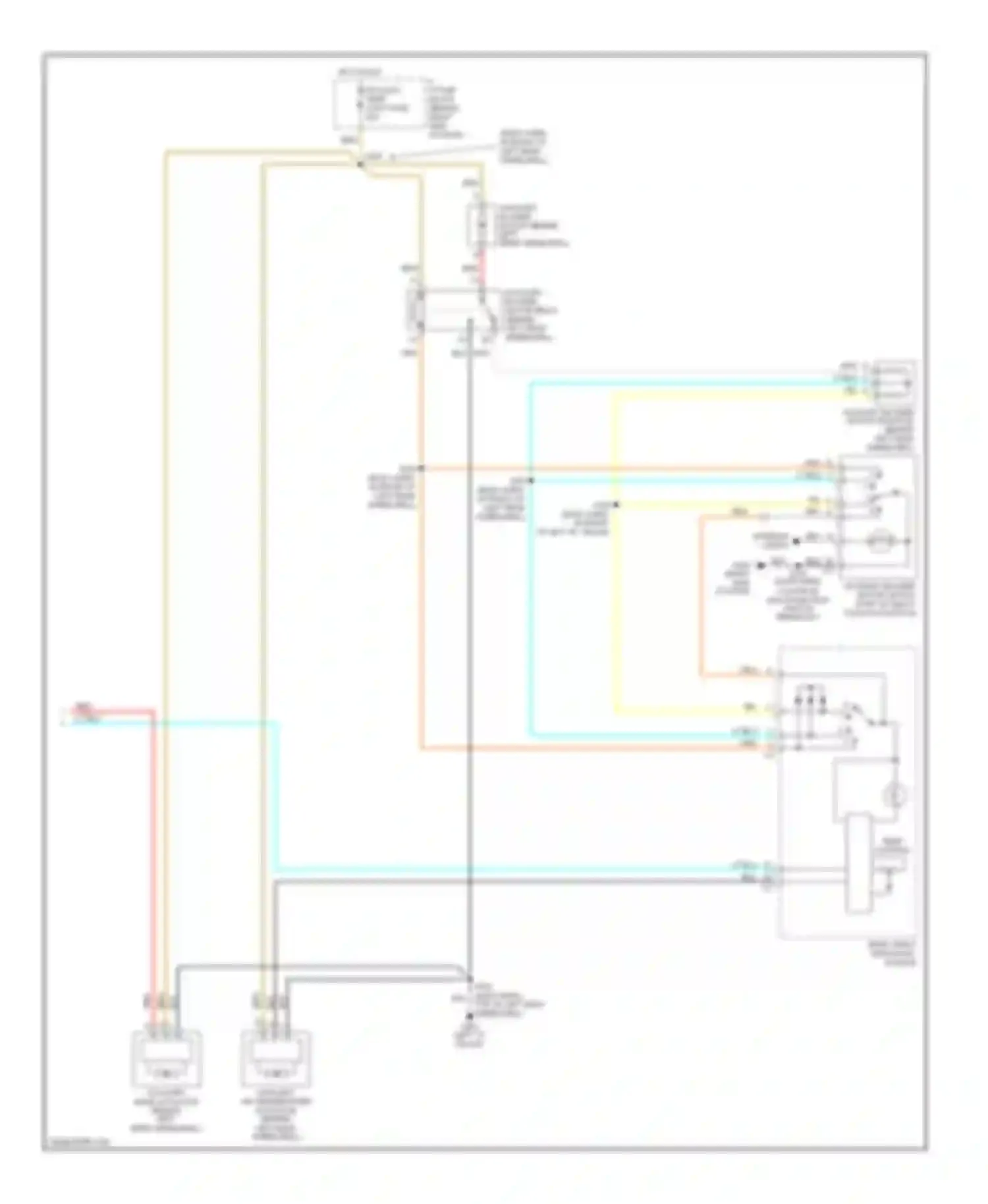 Wiring diagram wht for Oldsmobile Silhouette II (1996-2004) (8 of 35)